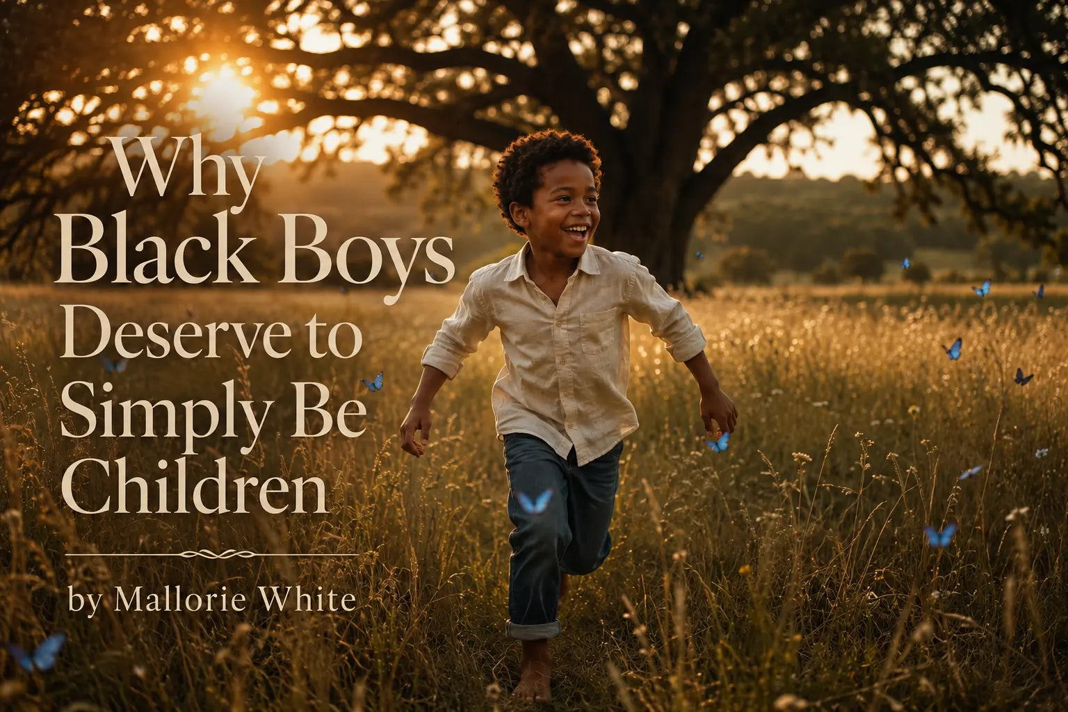 Why Black Boys Deserve to Simply Be Children MompreneurMal