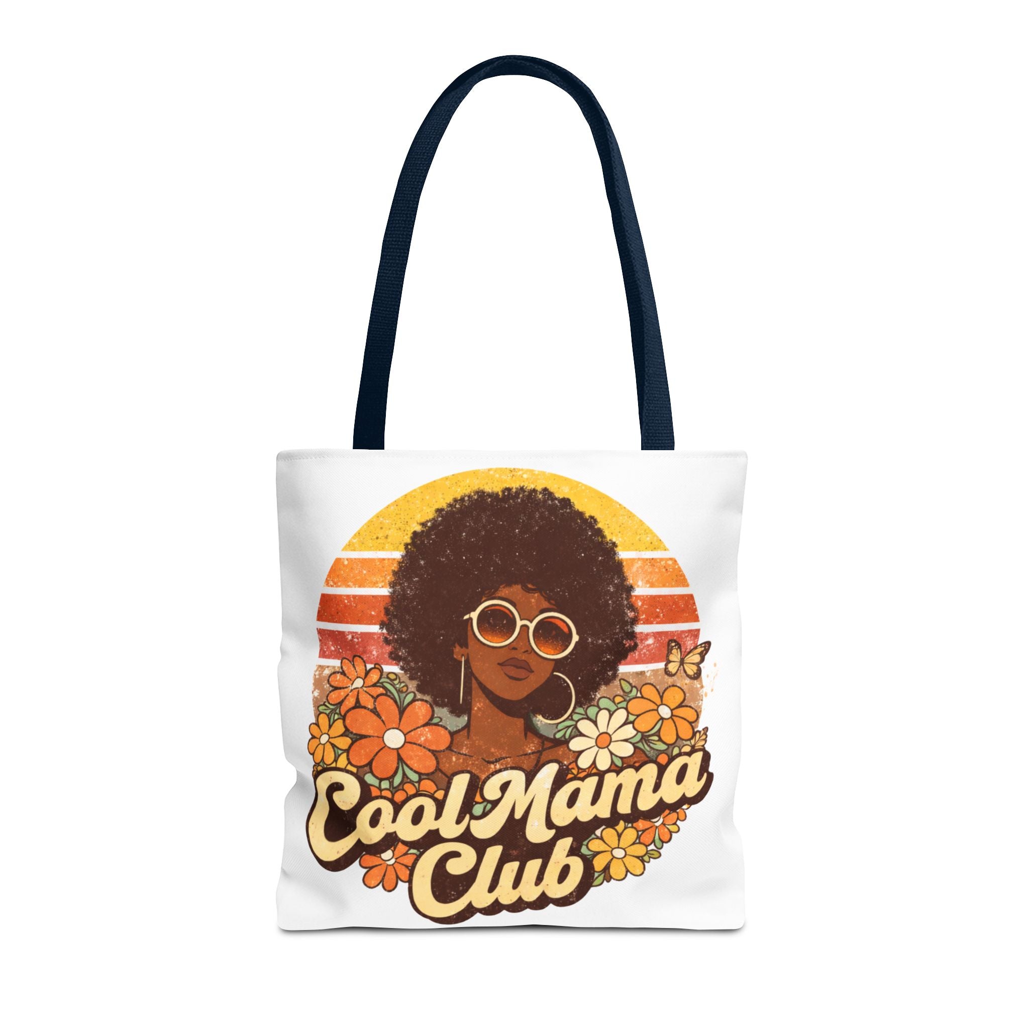 Cool Mama Club Tote Bag, Retro Mom Tote, Afro Woman Design Bag, Funny Mom Gift, Stylish Mom Bag, Mother’s Day Gift, Black Mom Gift, Aesthetic Tote