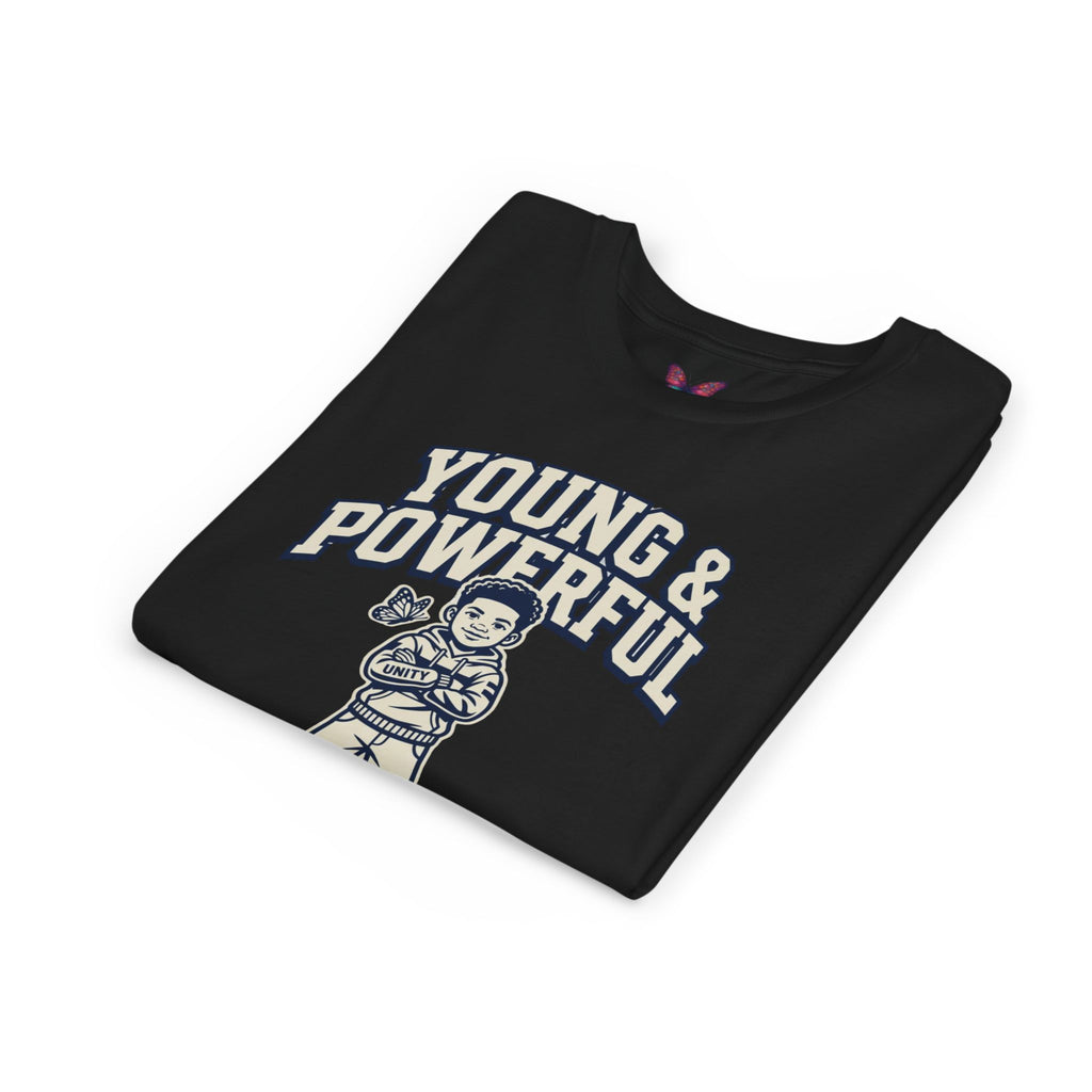 Young & Powerful Kids T-Shirt – Empowering Youth Graphic Tee