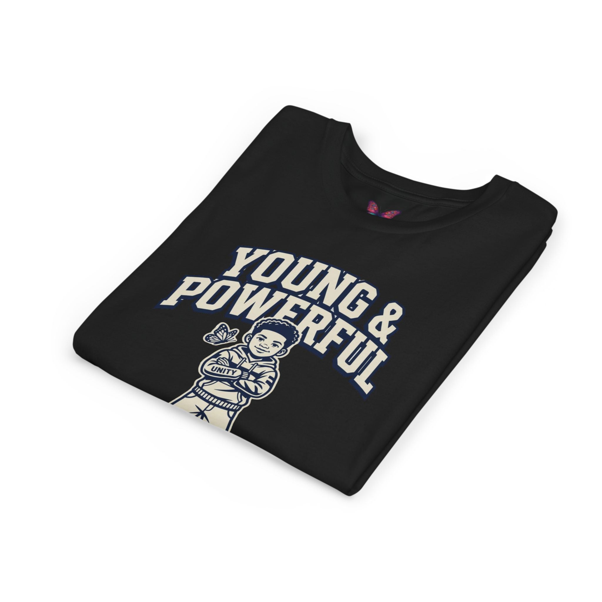 Young & Powerful Kids T-Shirt – Empowering Youth Graphic Tee