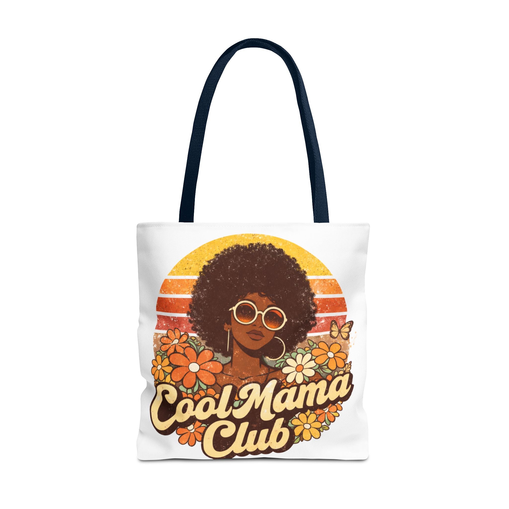 Cool Mama Club Tote Bag, Retro Mom Tote, Afro Woman Design Bag, Funny Mom Gift, Stylish Mom Bag, Mother’s Day Gift, Black Mom Gift, Aesthetic Tote