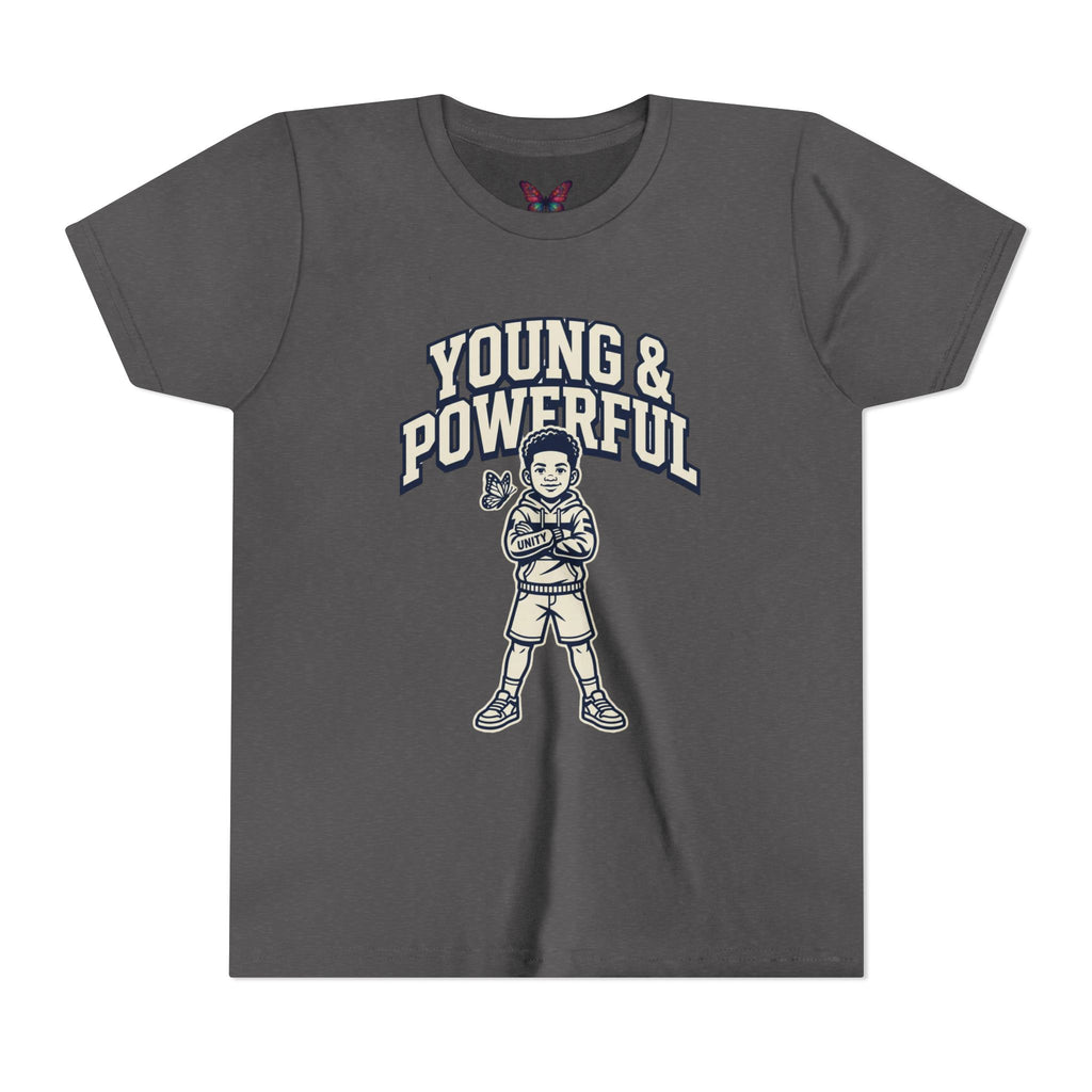 Young & Powerful Kids T-Shirt – Empowering Youth Graphic Tee