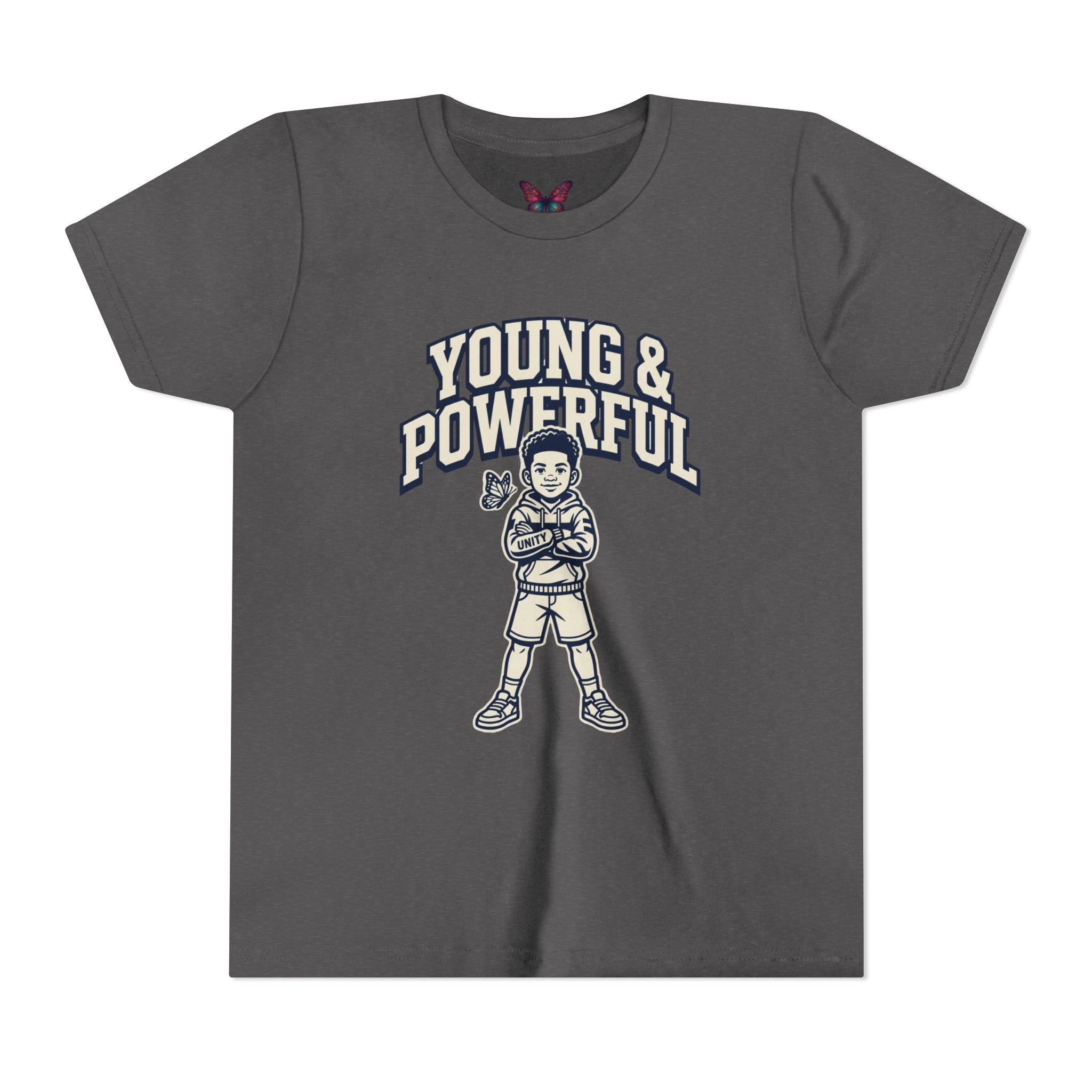 Young & Powerful Kids T-Shirt – Empowering Youth Graphic Tee