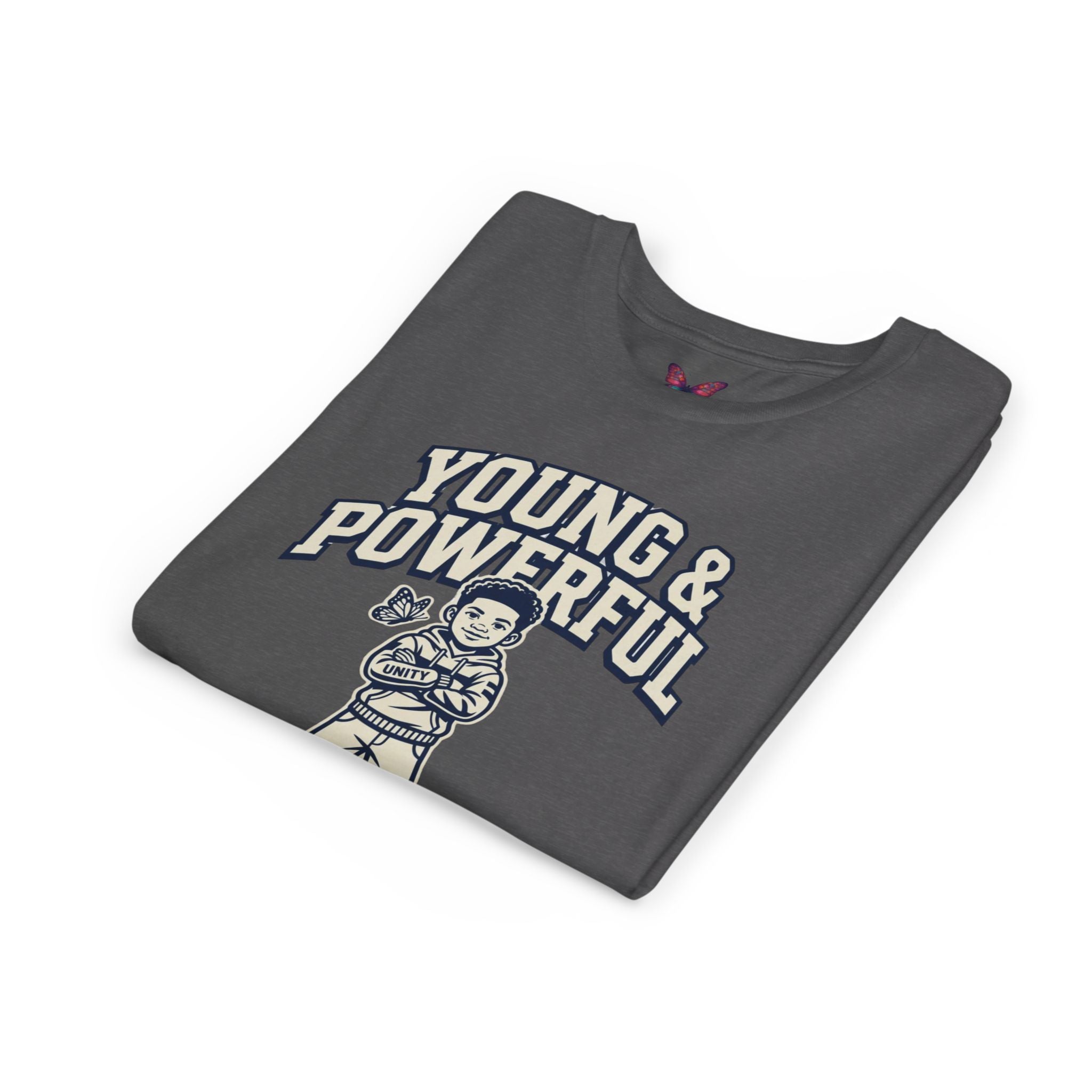 Young & Powerful Kids T-Shirt – Empowering Youth Graphic Tee