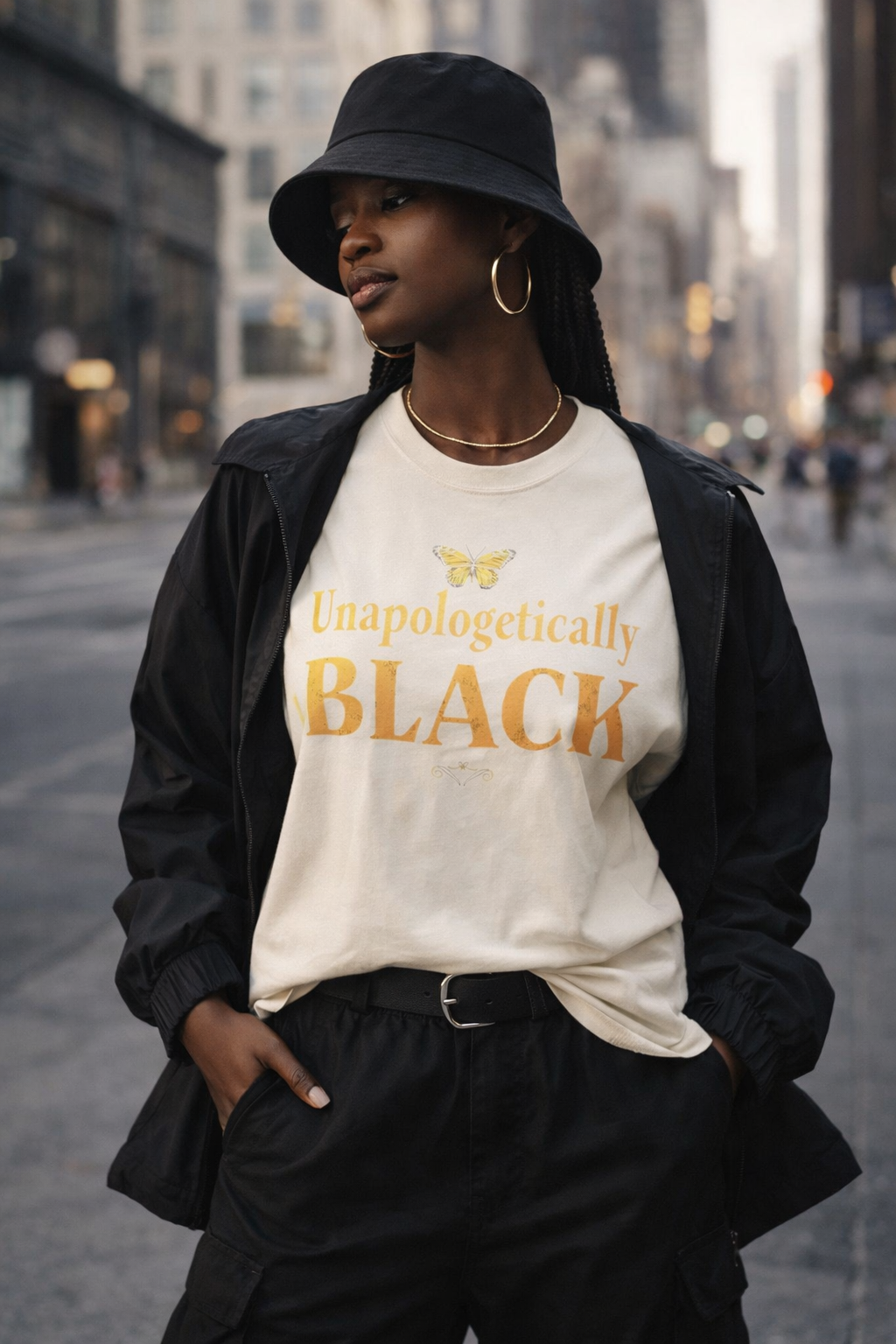 Unapologetically Black Shirt | Comfort Colors Vintage Tee | Black Pride Apparel | Melanin Empowerment
