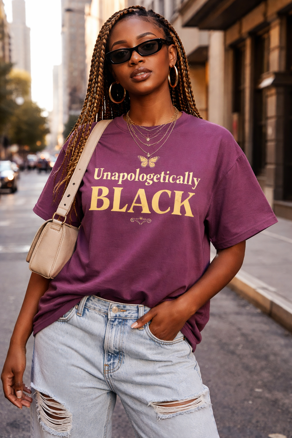 Unapologetically Black Shirt | Comfort Colors Vintage Tee | Black Pride Apparel | Melanin Empowerment