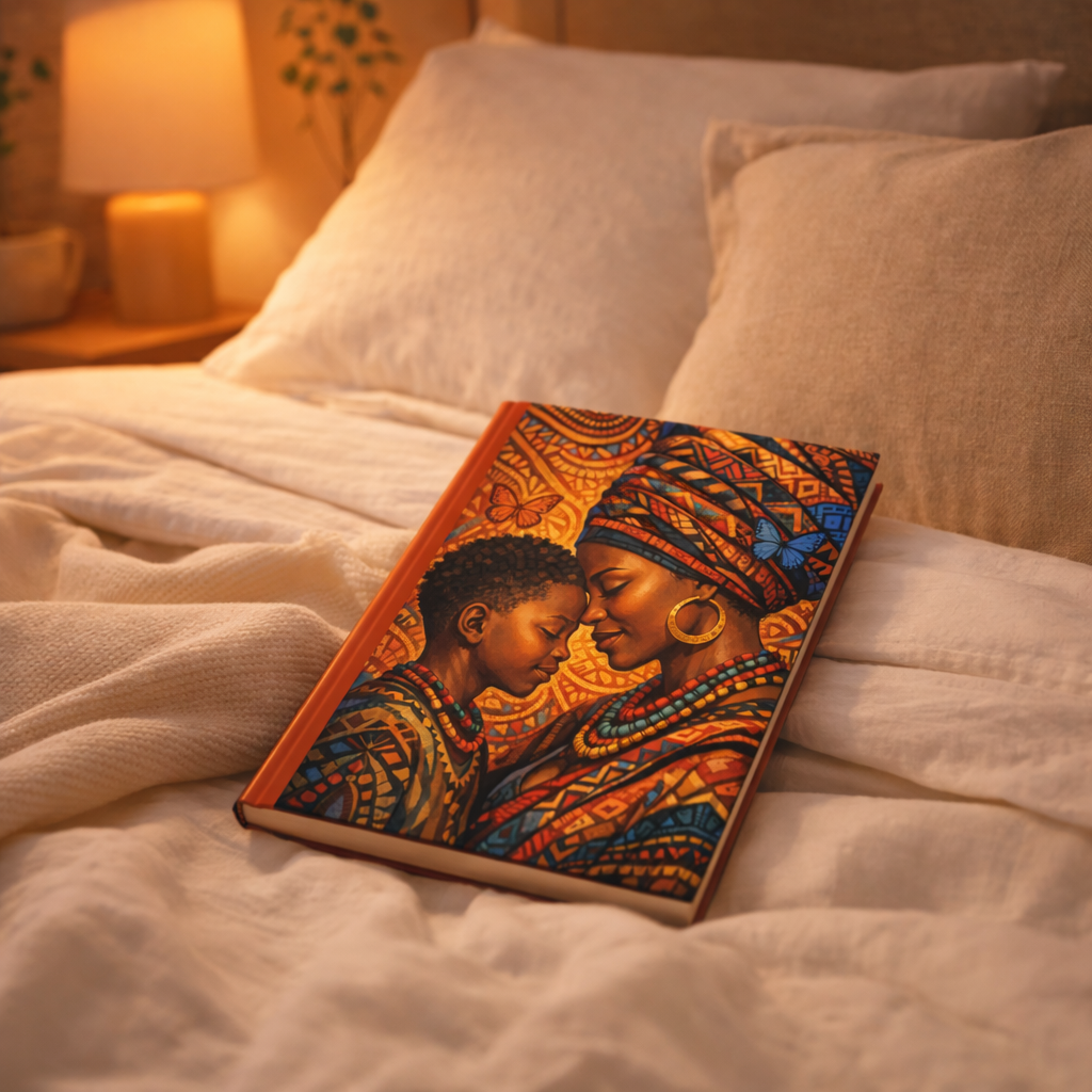 African Inspired Hardcover Journal – Cultural Notebook for Writing & Self Care