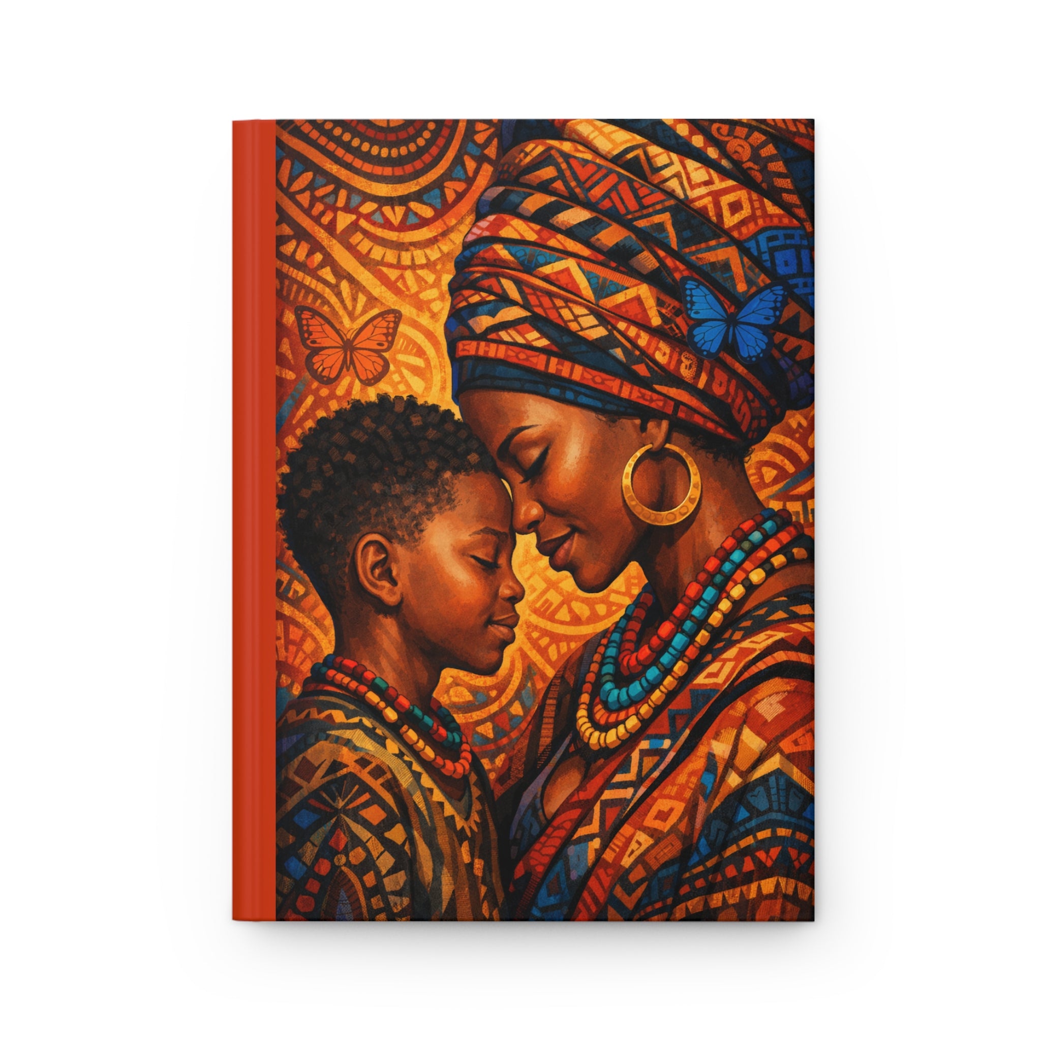 African Inspired Hardcover Journal – Cultural Notebook for Writing & Self Care