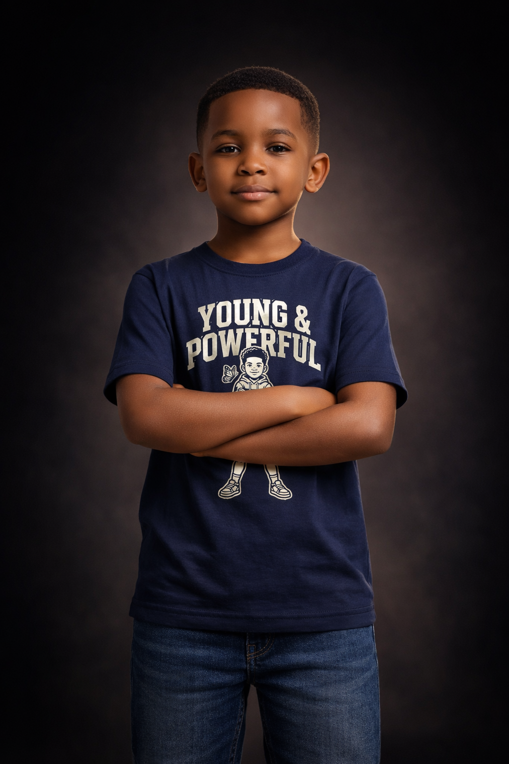 Young & Powerful Kids T-Shirt – Empowering Youth Graphic Tee