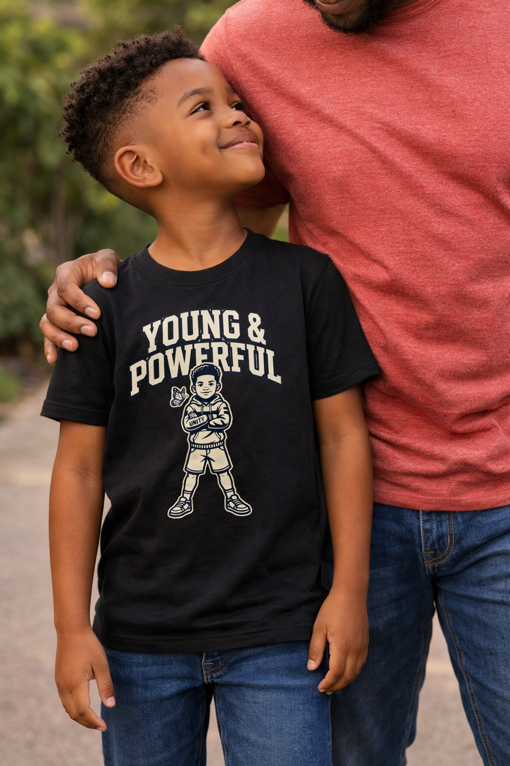Young & Powerful Kids T-Shirt – Empowering Youth Graphic Tee