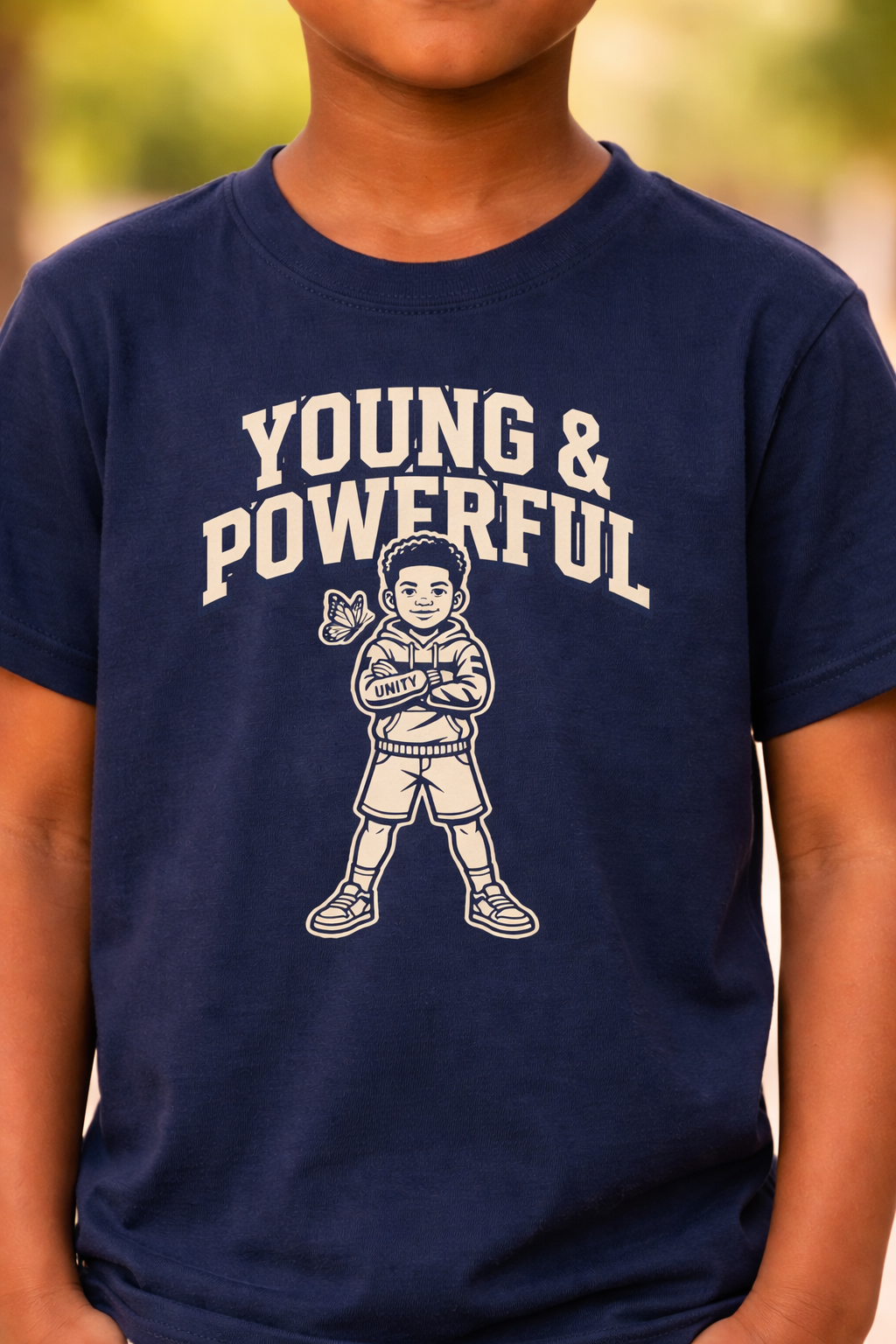 Young & Powerful Kids T-Shirt – Empowering Youth Graphic Tee