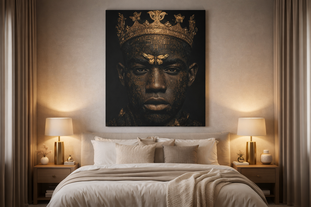 Regal King Portrait Wall Art