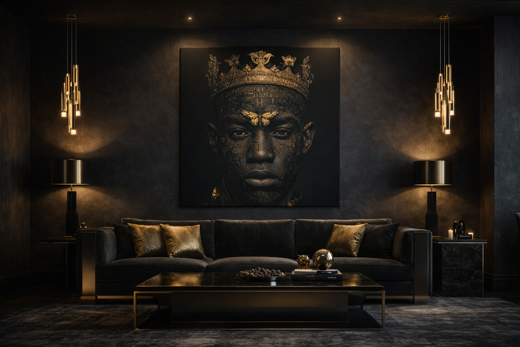 Regal King Portrait Wall Art