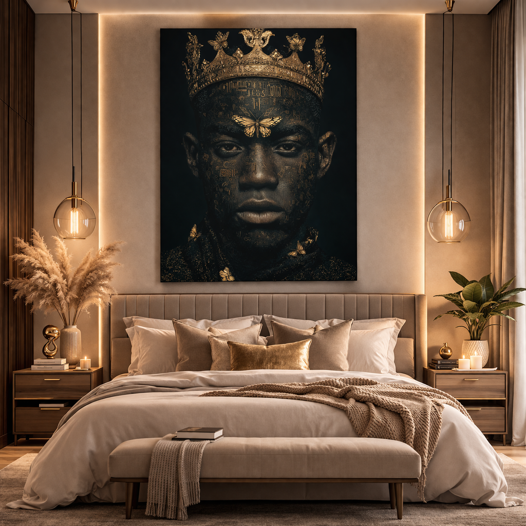 Regal King Portrait Wall Art