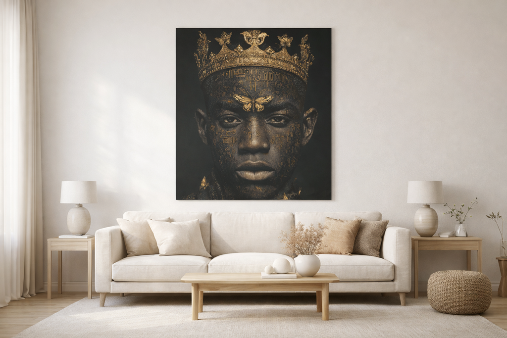 Regal King Portrait Wall Art