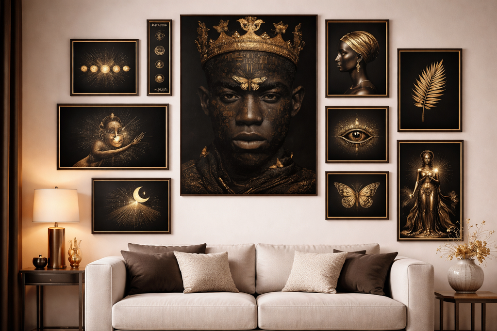 Regal King Portrait Wall Art