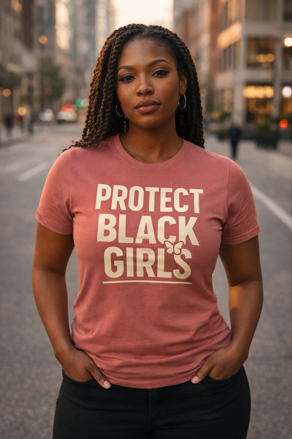 Protect Black Girls Shirt, Black Girl Magic Tee, Empowerment T Shirt for Women, Social Justice Graphic Tee, Melanin Pride Gift