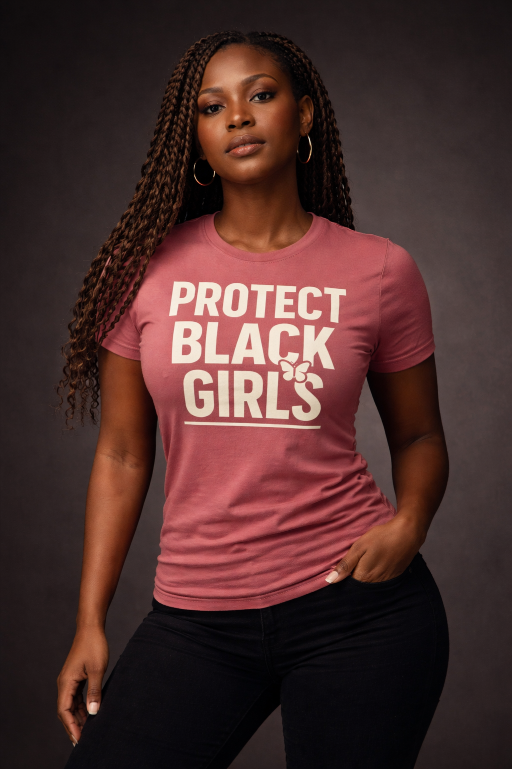 Protect Black Girls Shirt, Black Girl Magic Tee, Empowerment T Shirt for Women, Social Justice Graphic Tee, Melanin Pride Gift