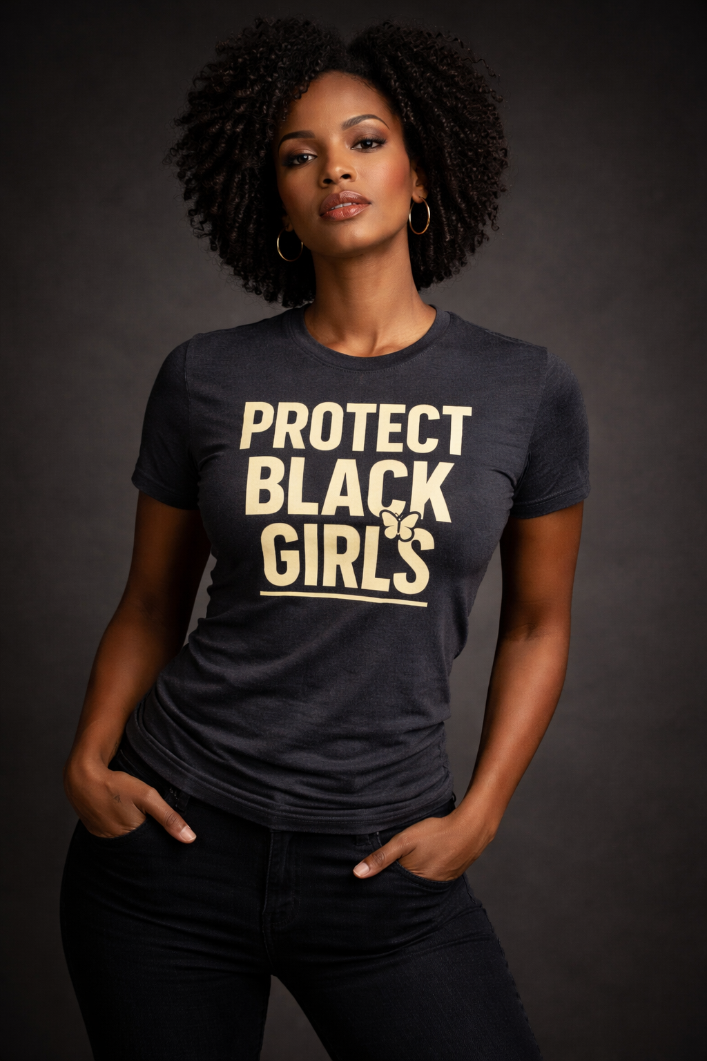 Protect Black Girls Shirt, Black Girl Magic Tee, Empowerment T Shirt for Women, Social Justice Graphic Tee, Melanin Pride Gift