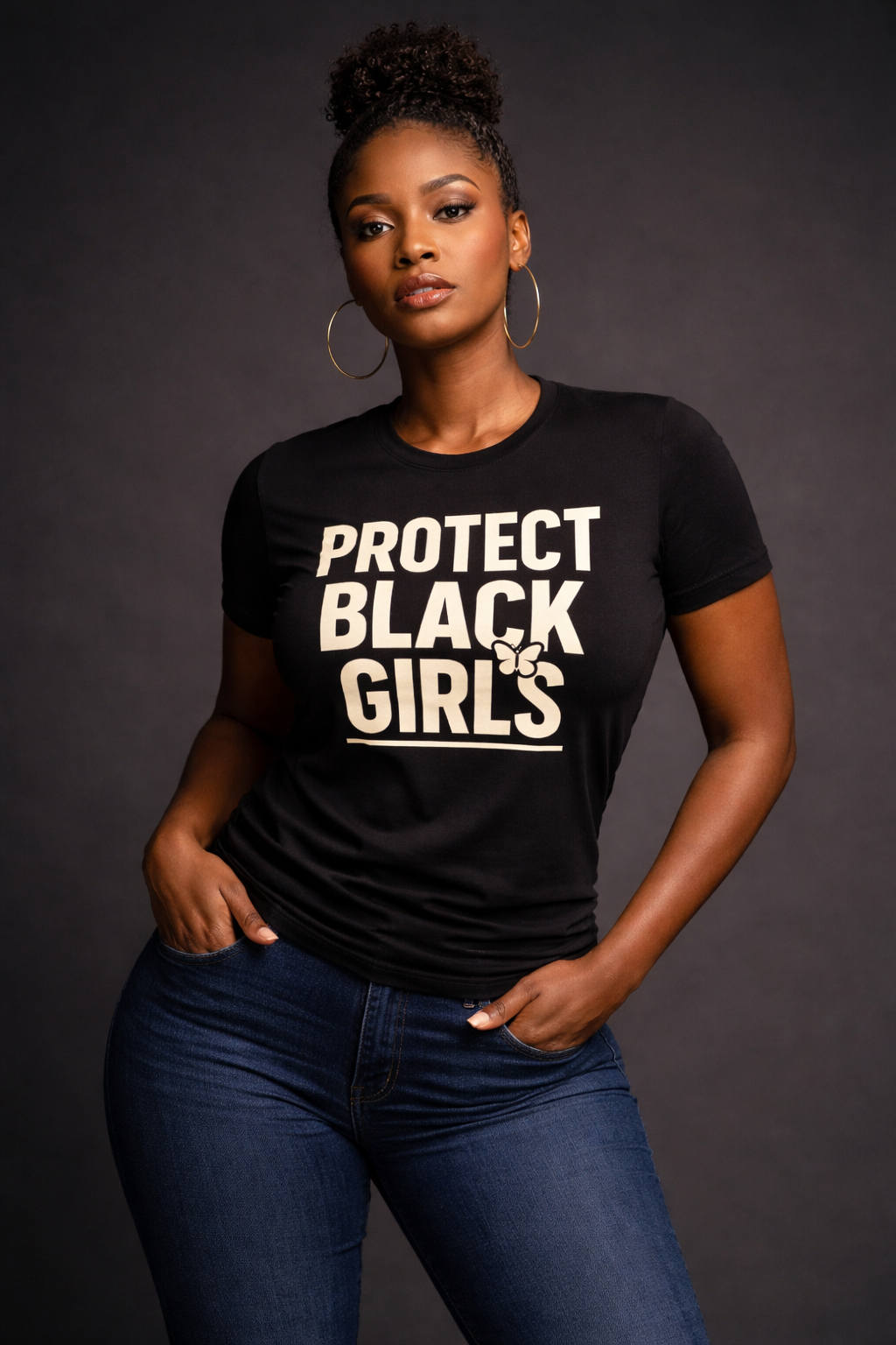 Protect Black Girls Shirt, Black Girl Magic Tee, Empowerment T Shirt for Women, Social Justice Graphic Tee, Melanin Pride Gift
