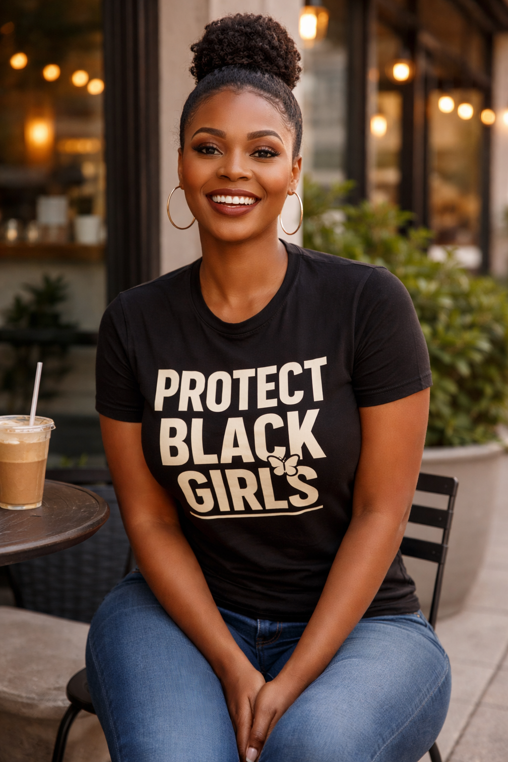 Protect Black Girls Shirt, Black Girl Magic Tee, Empowerment T Shirt for Women, Social Justice Graphic Tee, Melanin Pride Gift