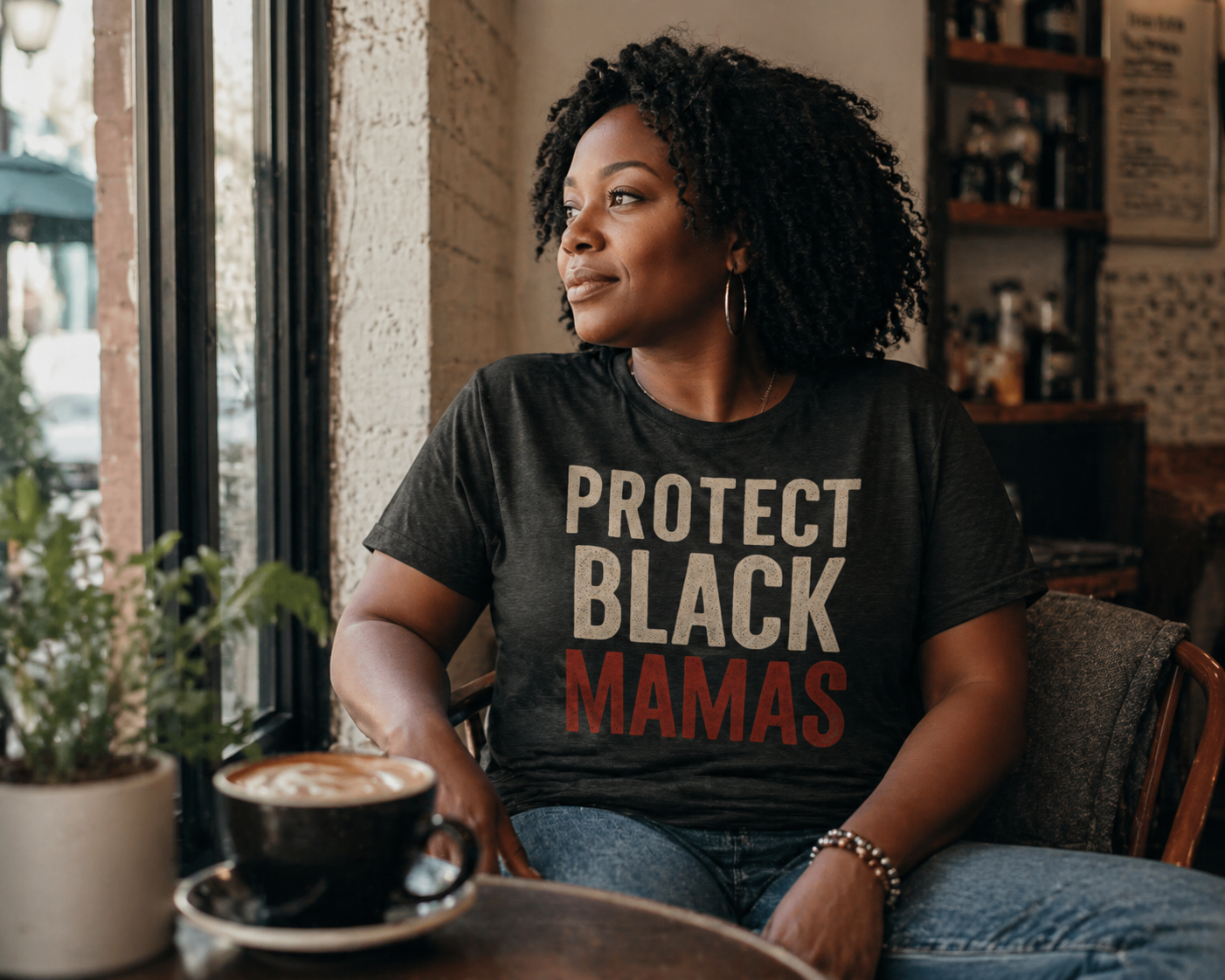 Protect Black Mamas T-Shirt — Empowerment Tee for Black Mothers & Allies
