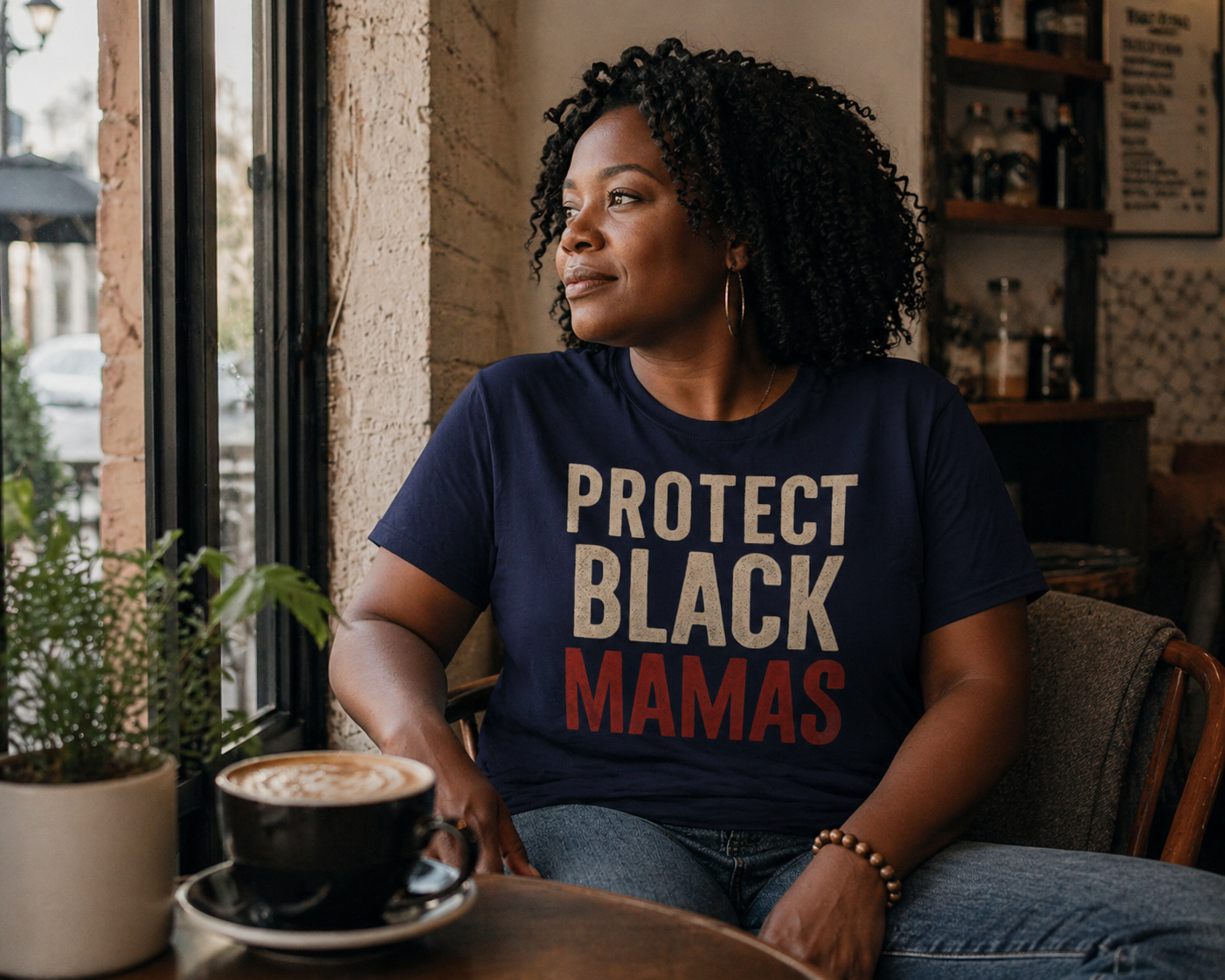 Protect Black Mamas T-Shirt — Empowerment Tee for Black Mothers & Allies