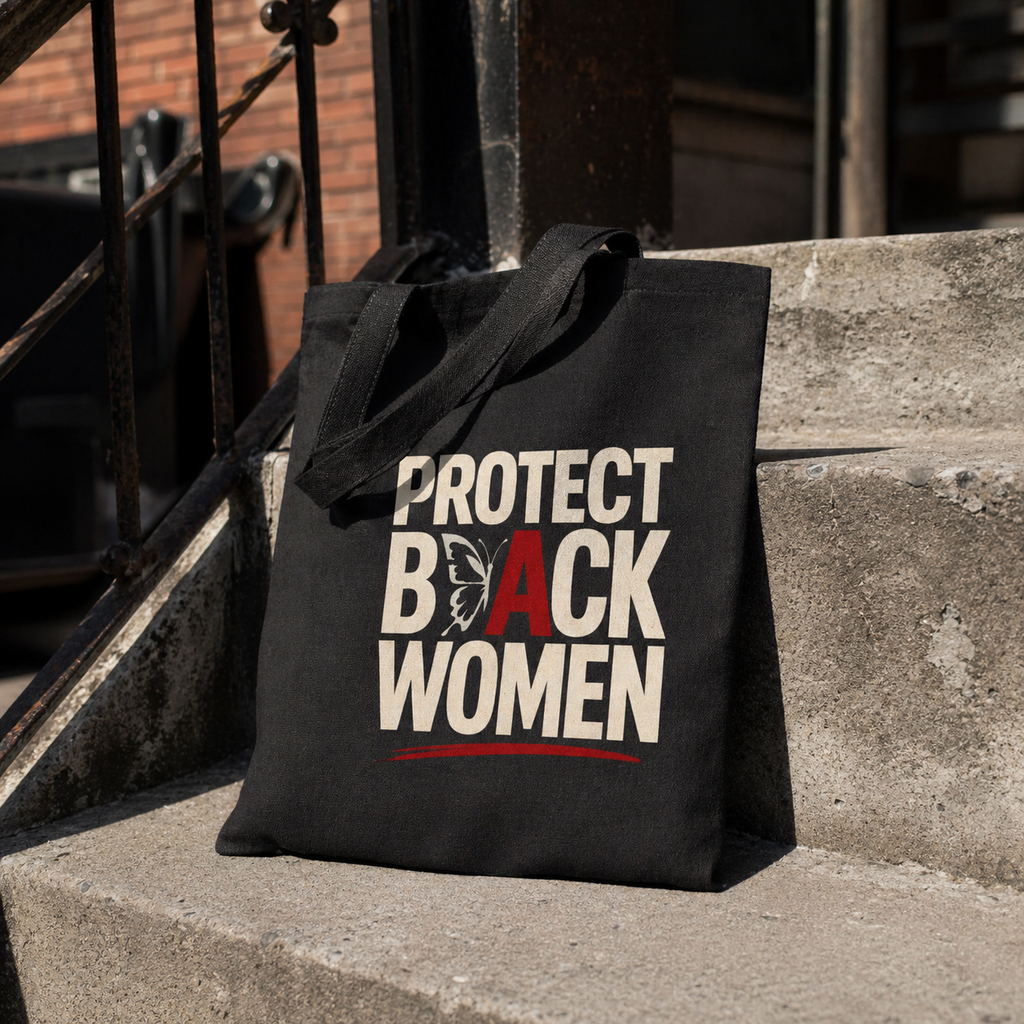 Protect Black Women Tote Bag, Black Lives Matter Bag, Feminist Tote, Social Justice Gift, Empowerment Canvas Bag, Activist Tote, Gift for Her