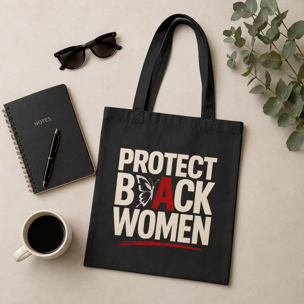 Protect Black Women Tote Bag, Black Lives Matter Bag, Feminist Tote, Social Justice Gift, Empowerment Canvas Bag, Activist Tote, Gift for Her