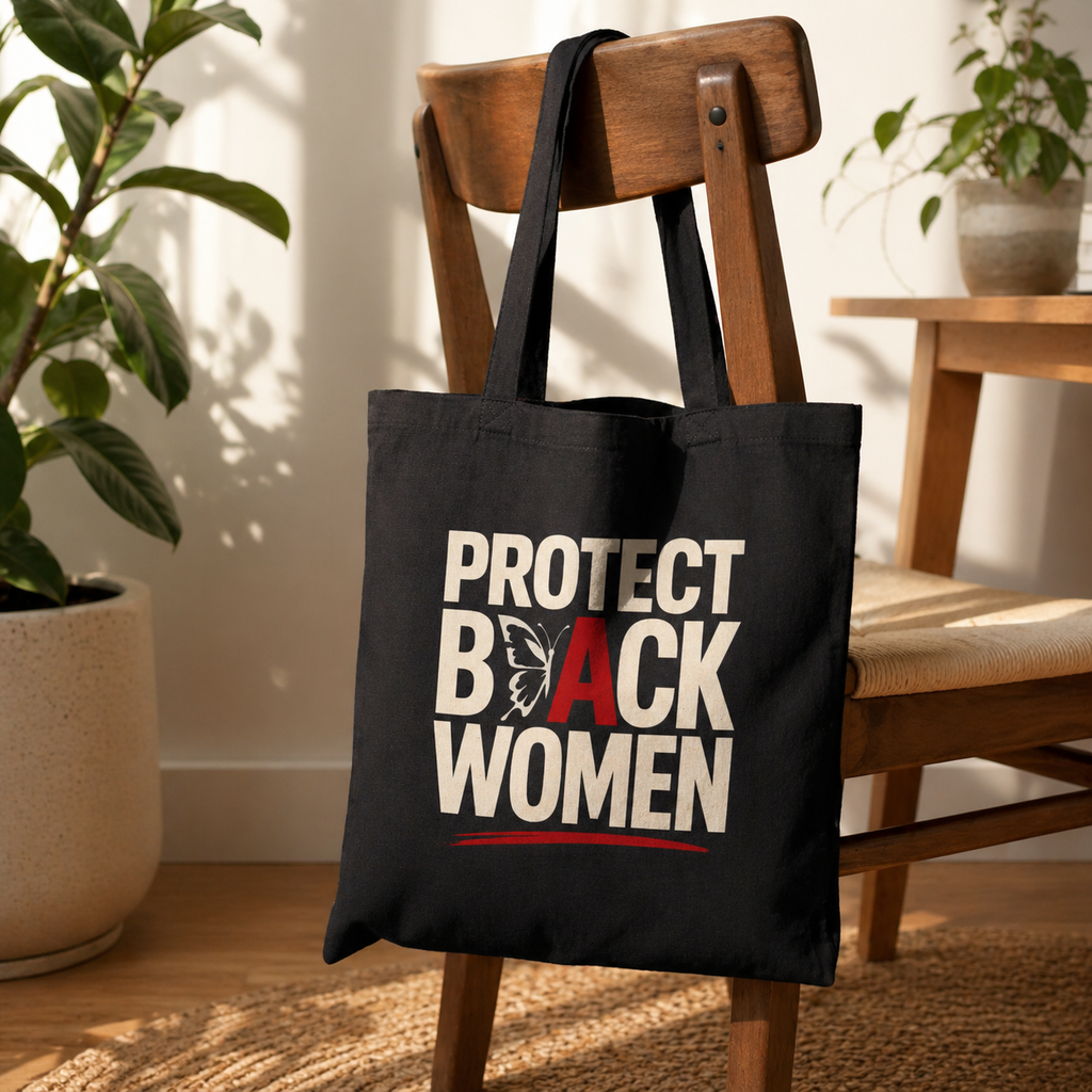 Protect Black Women Tote Bag, Black Lives Matter Bag, Feminist Tote, Social Justice Gift, Empowerment Canvas Bag, Activist Tote, Gift for Her