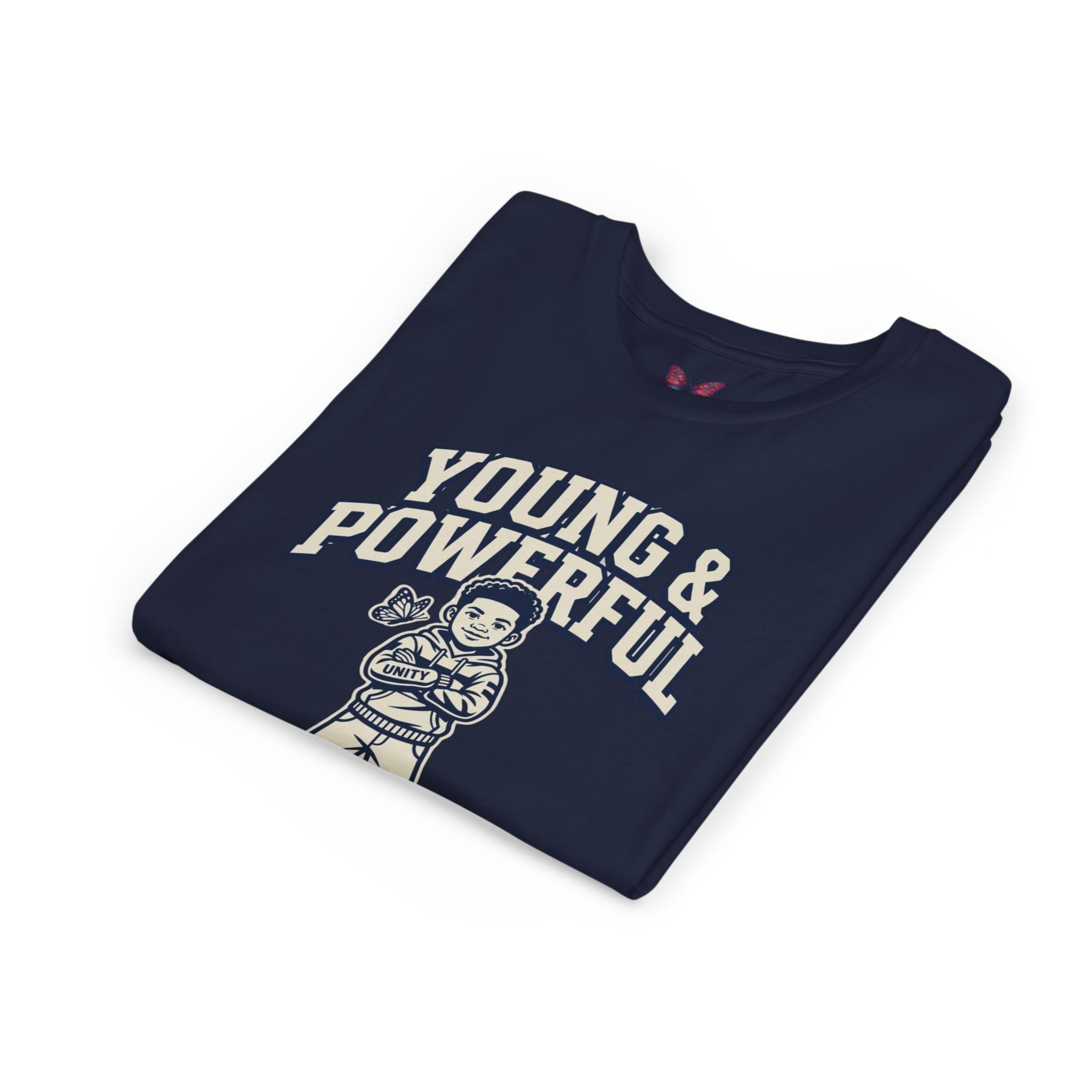 Young & Powerful Kids T-Shirt – Empowering Youth Graphic Tee