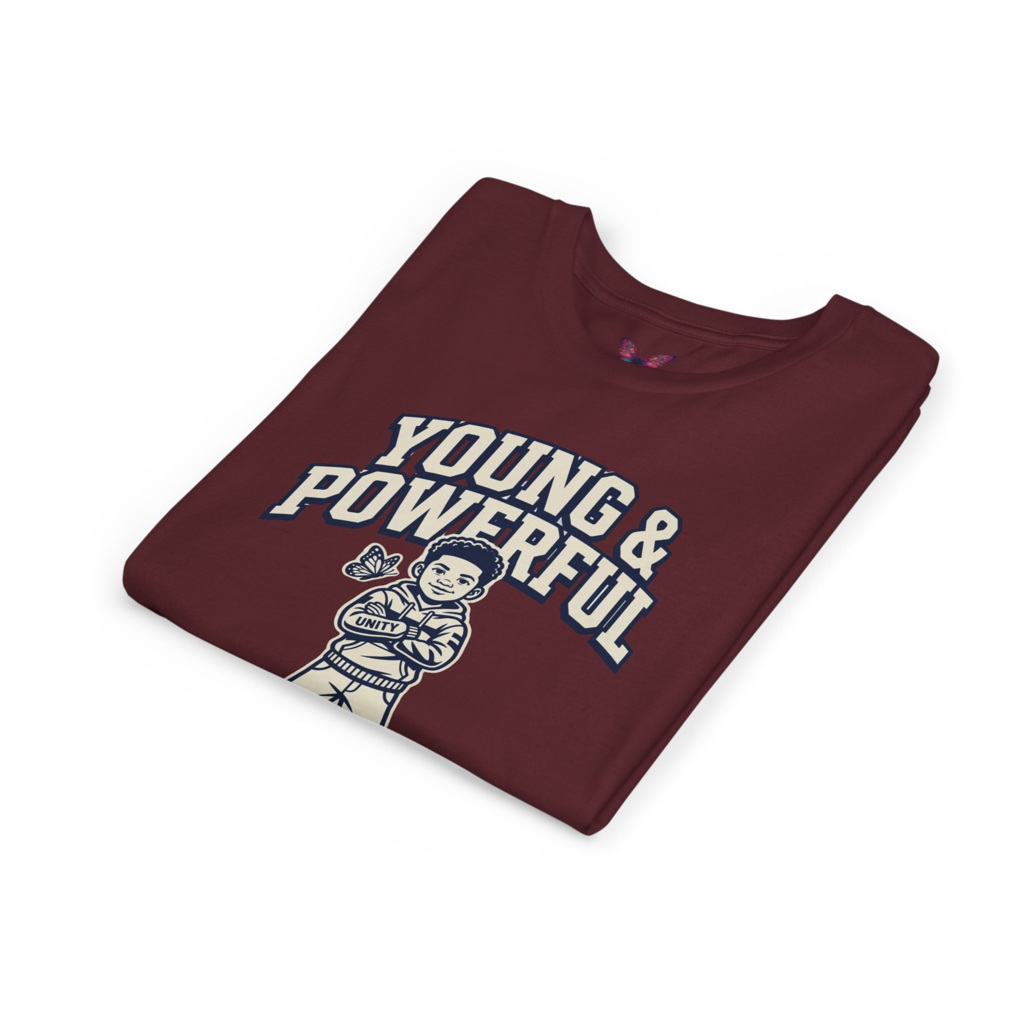 Young & Powerful Kids T-Shirt – Empowering Youth Graphic Tee