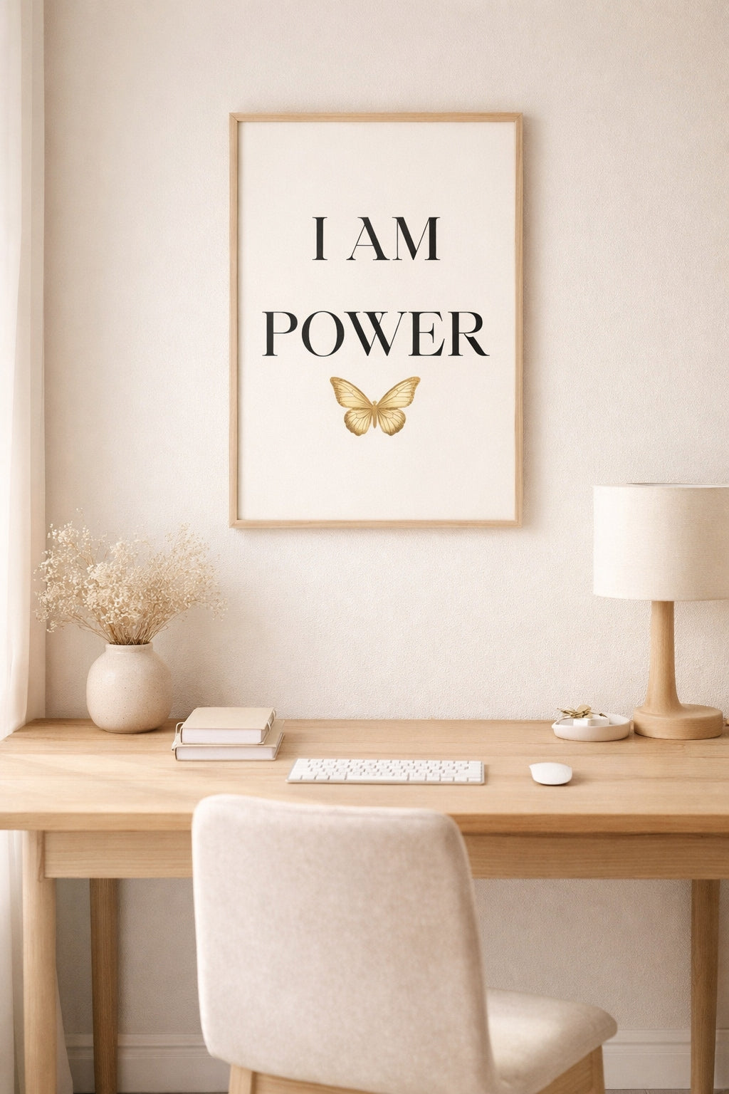 Rooted Power Collection Wall Art Set of 3 – Luxury Neutral Afrocentric Affirmation Prints, Black Empowerment Minimalist Gallery Wall Decor