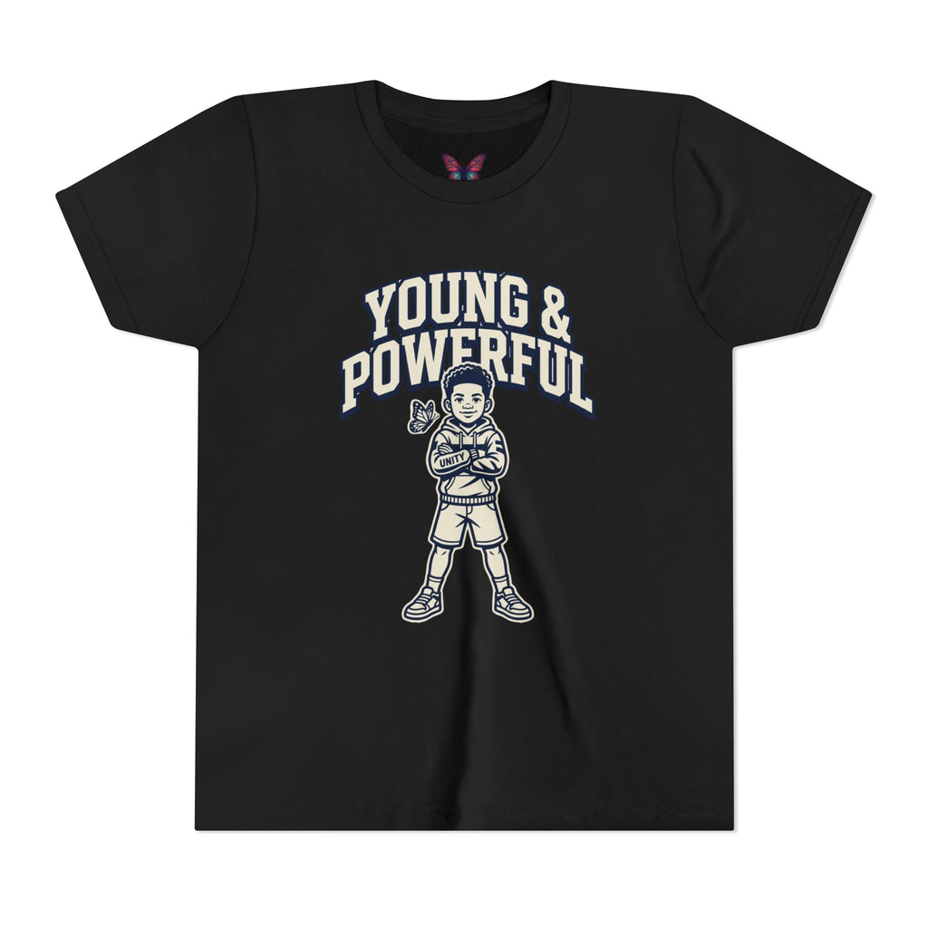 Young & Powerful Kids T-Shirt – Empowering Youth Graphic Tee