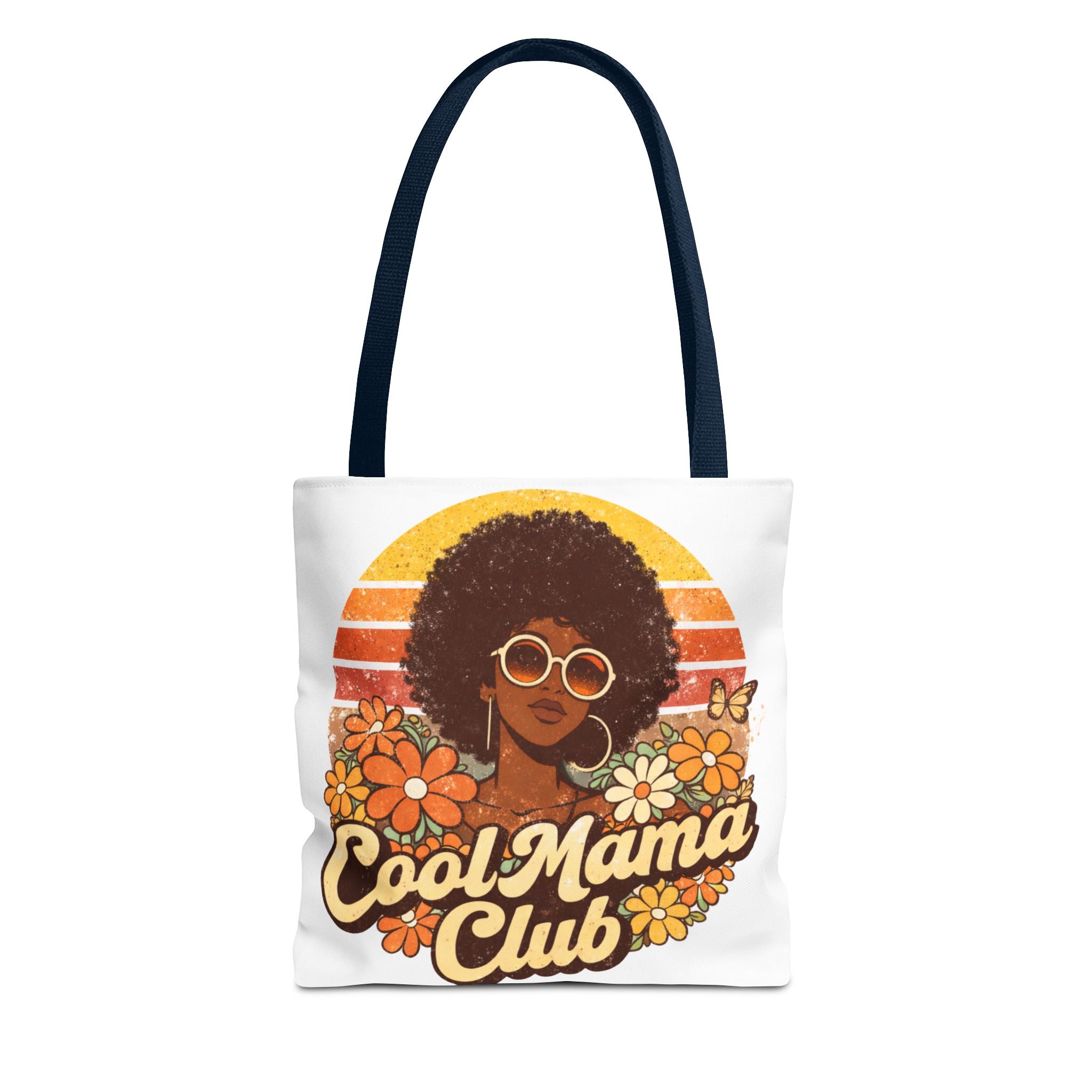 Cool Mama Club Tote Bag, Retro Mom Tote, Afro Woman Design Bag, Funny Mom Gift, Stylish Mom Bag, Mother’s Day Gift, Black Mom Gift, Aesthetic Tote