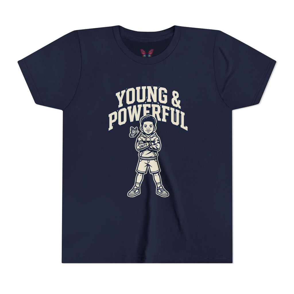 Young & Powerful Kids T-Shirt – Empowering Youth Graphic Tee
