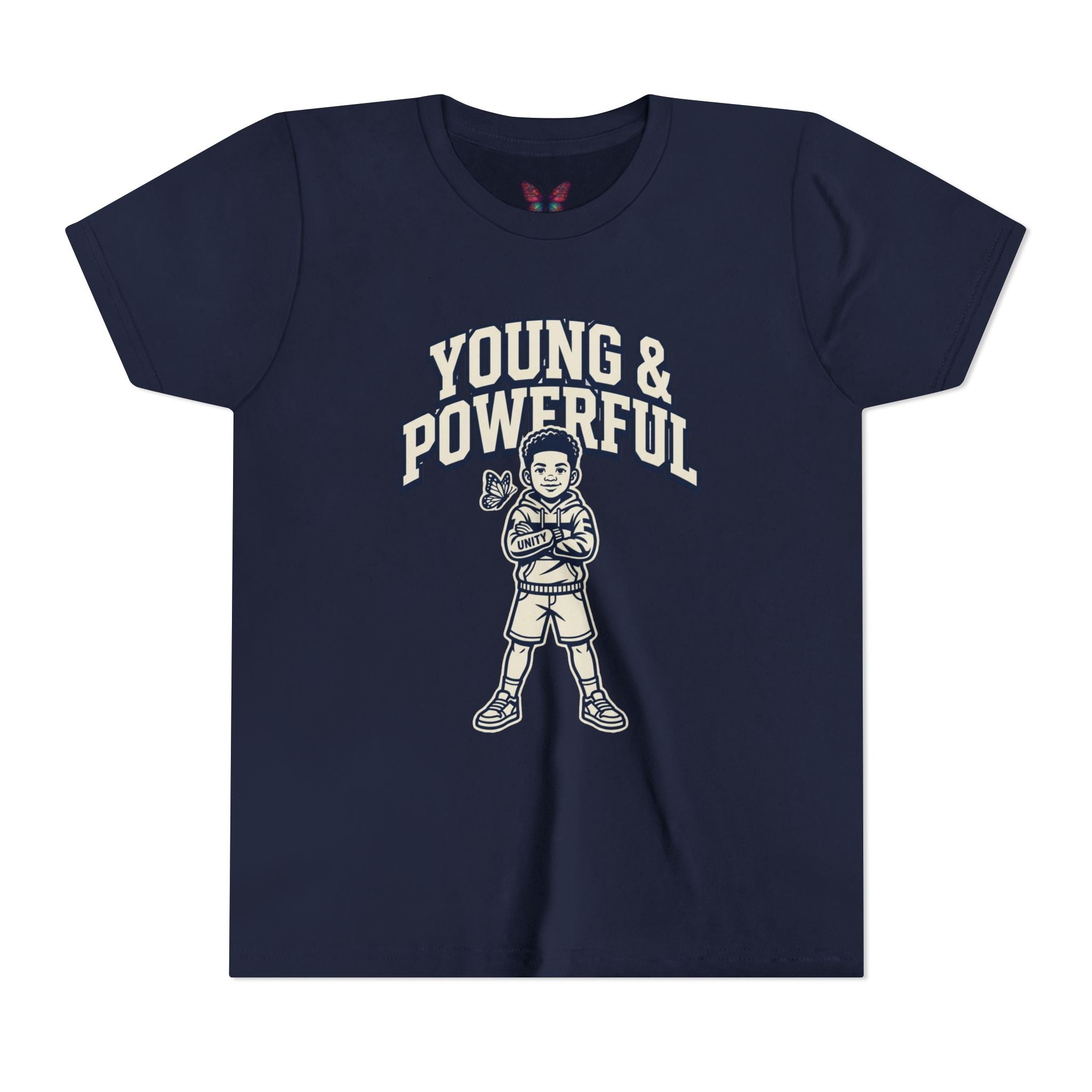 Young & Powerful Kids T-Shirt – Empowering Youth Graphic Tee