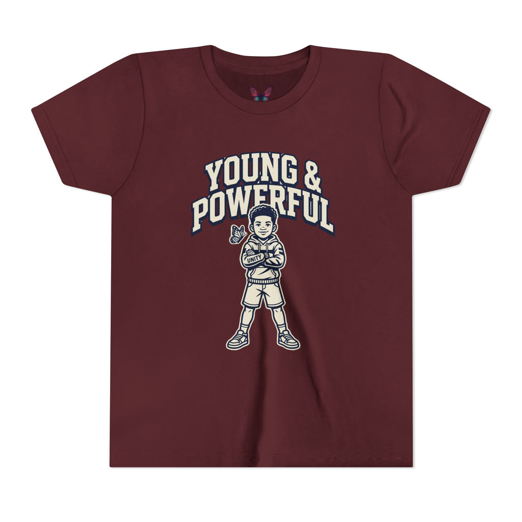 Young & Powerful Kids T-Shirt – Empowering Youth Graphic Tee
