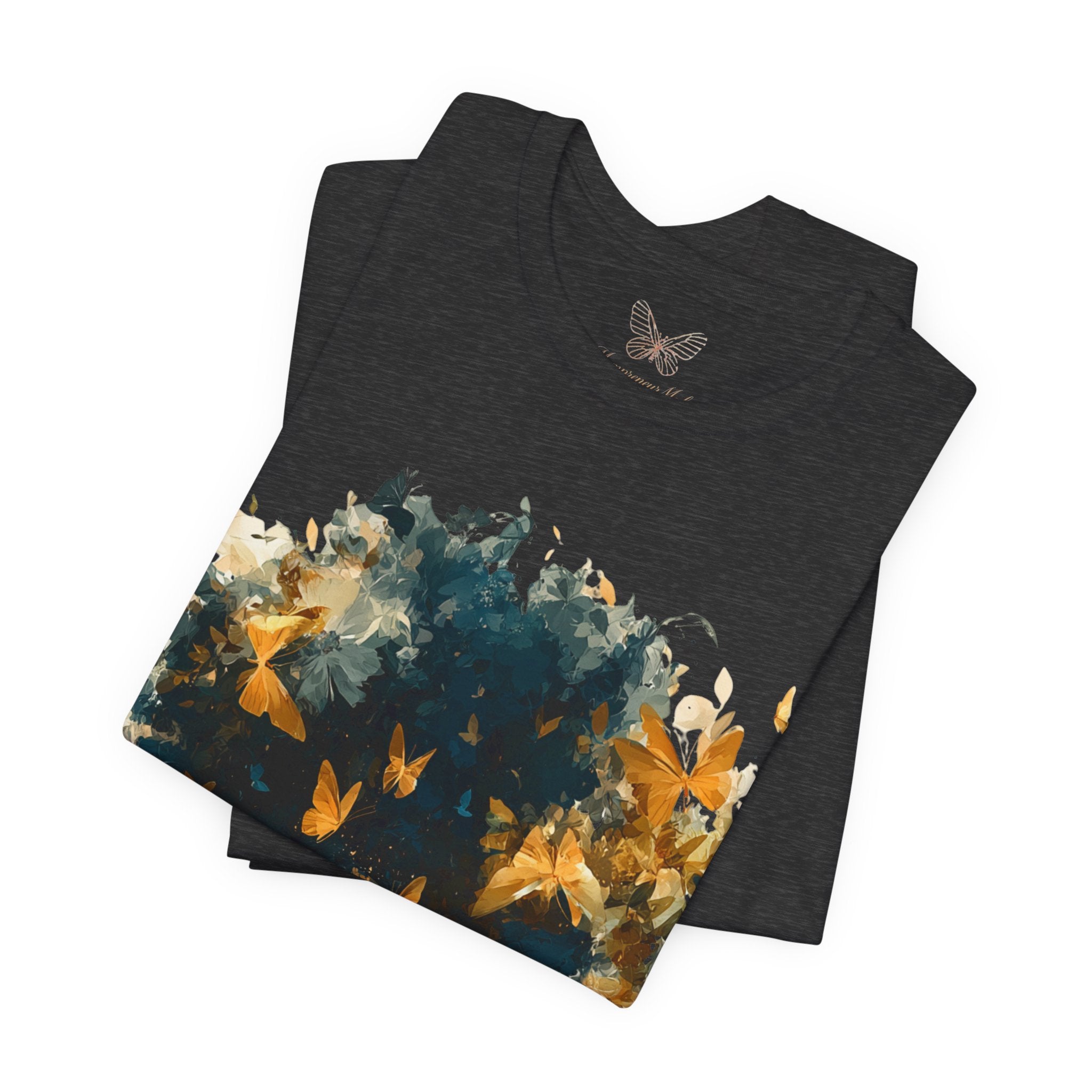 Black Girl Magic Butterfly Afro Graphic Tee