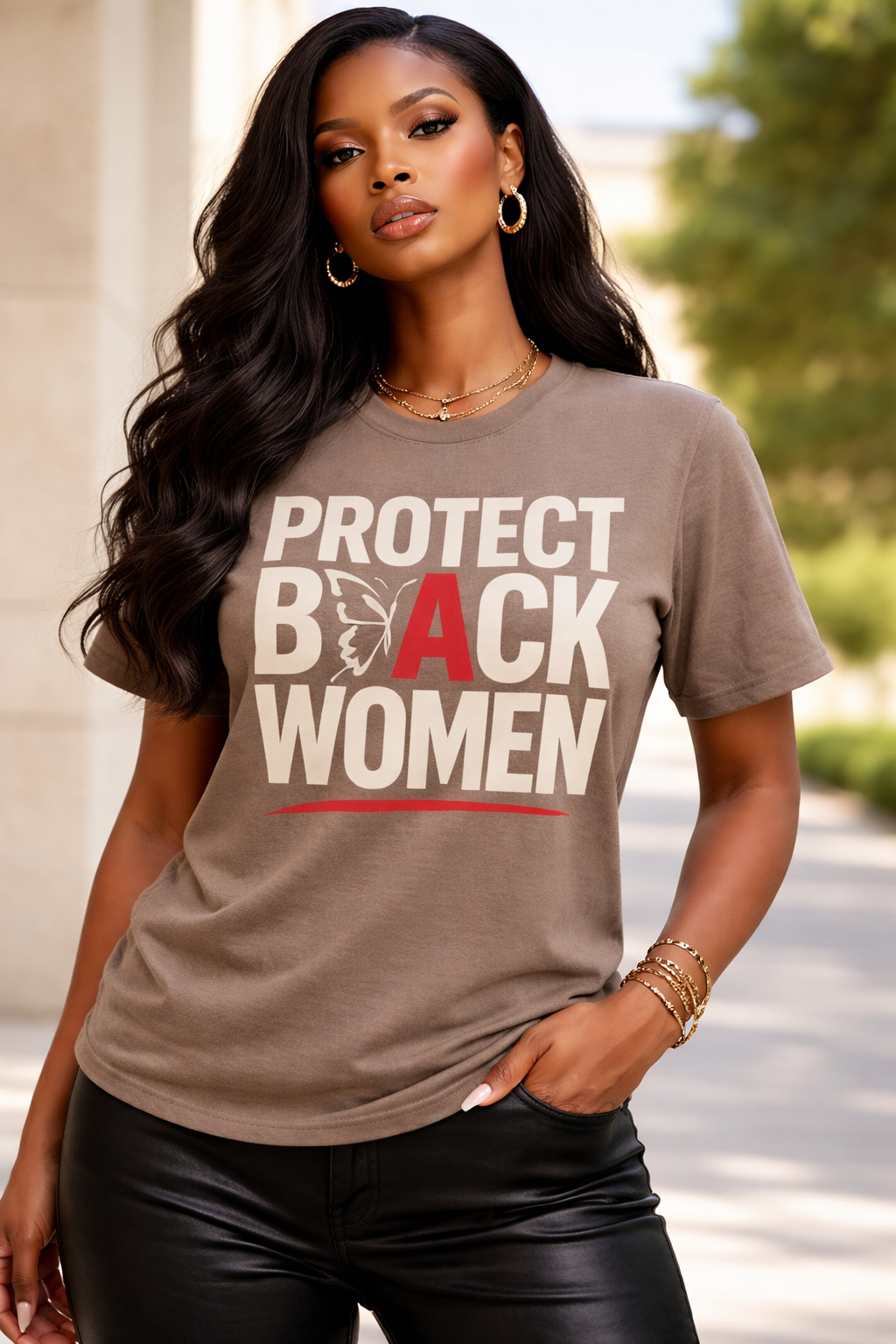 Protect Black Women Shirt | Black Empowerment Graphic Tee | Statement