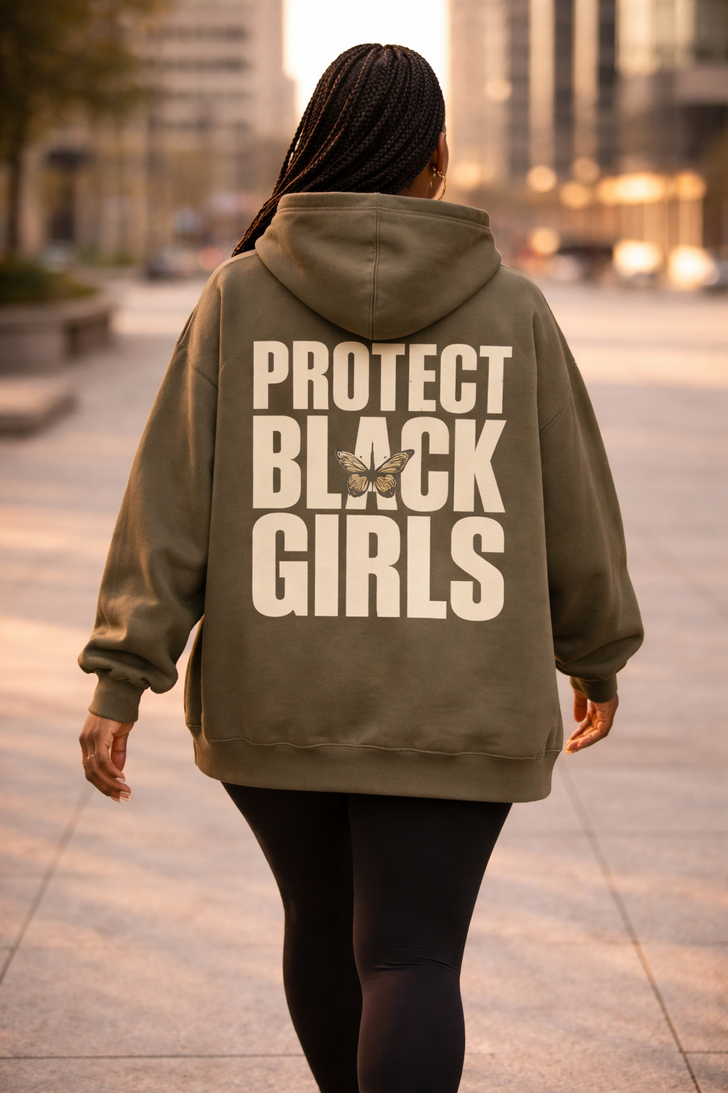 Protect Black Girls Hoodie | Premium Oversized Graphic Hoodie
