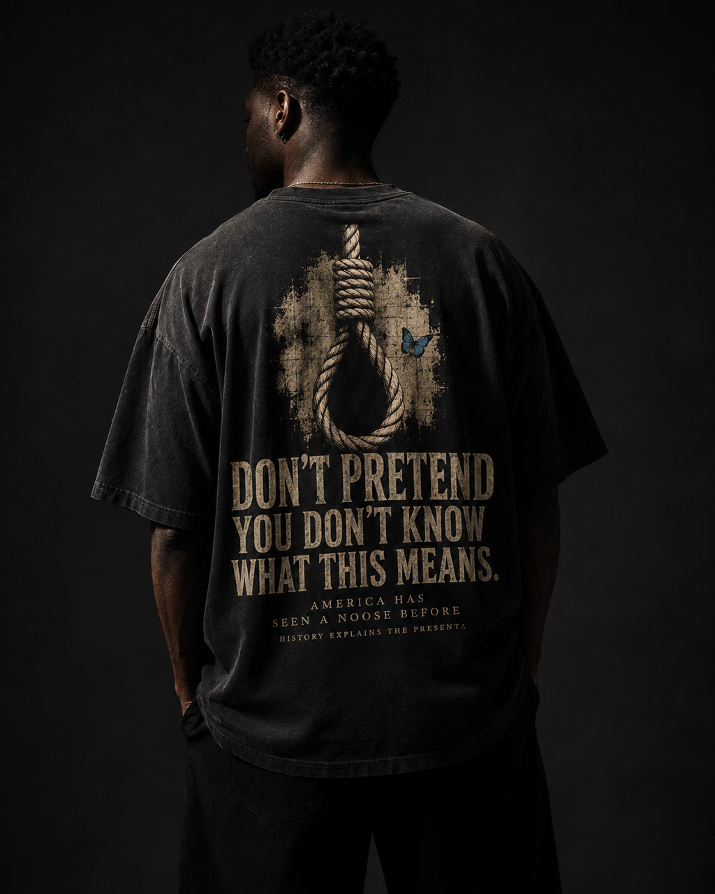 # Bearing Witness — Don't Pretend You Don't Know Oversized Tee PODpartner