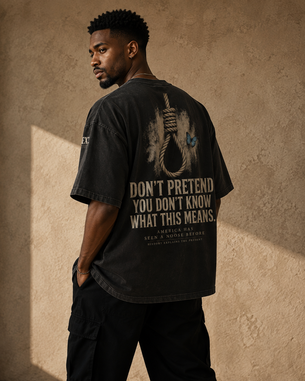 # Bearing Witness — Don't Pretend You Don't Know Oversized Tee PODpartner