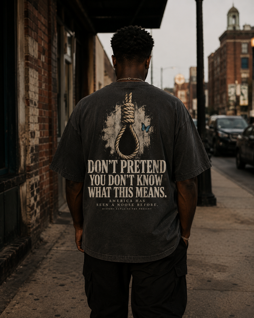 # Bearing Witness — Don't Pretend You Don't Know Oversized Tee PODpartner