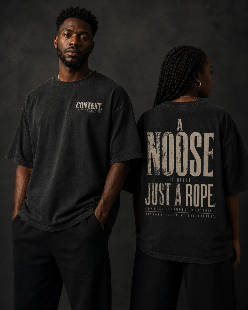 A Noose Is Never Just a Rope — Context Oversized Tee PODpartner