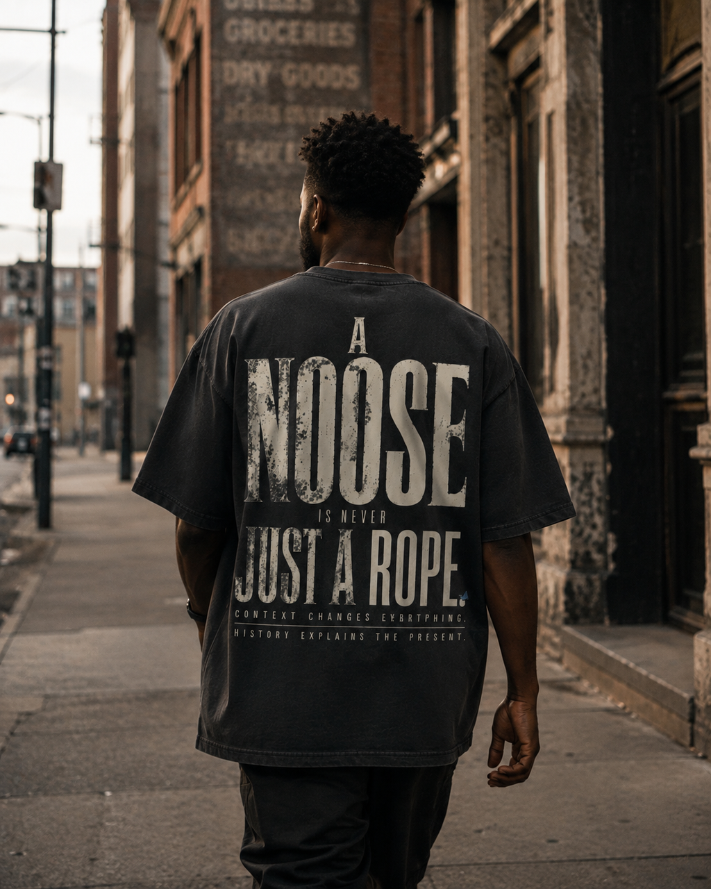 A Noose Is Never Just a Rope — Context Oversized Tee PODpartner