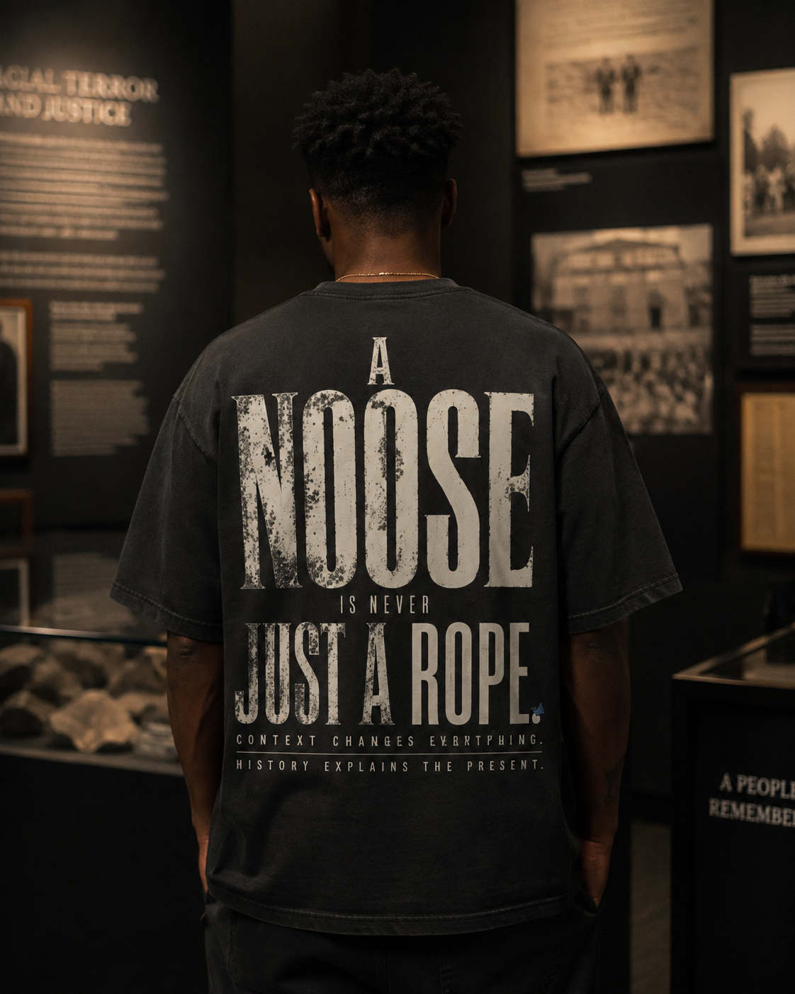 A Noose Is Never Just a Rope — Context Oversized Tee PODpartner