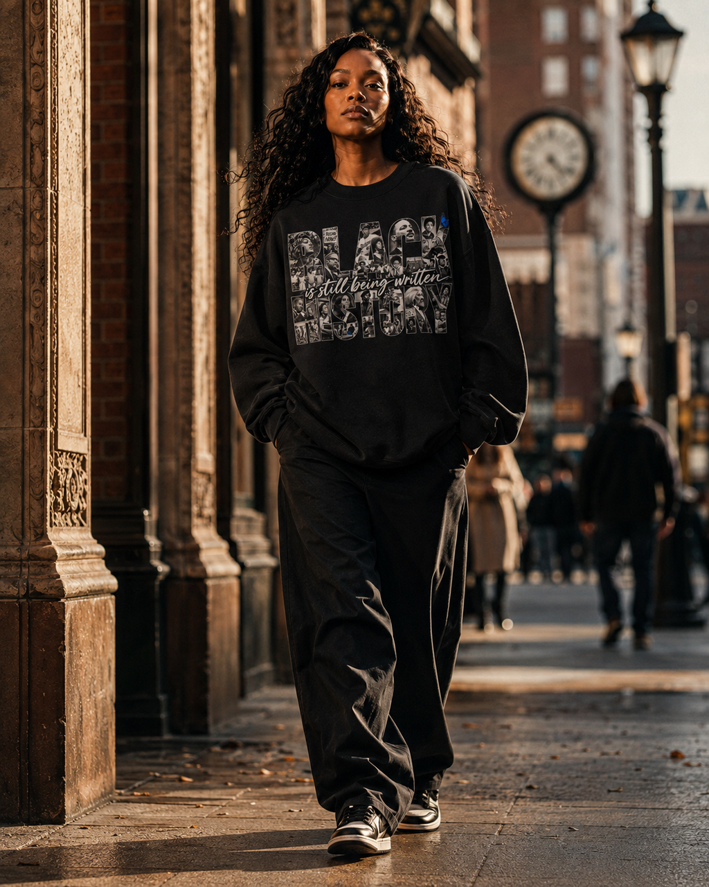 Black History Is Still Being Written — Oversized Archival Crewneck S PODpartner