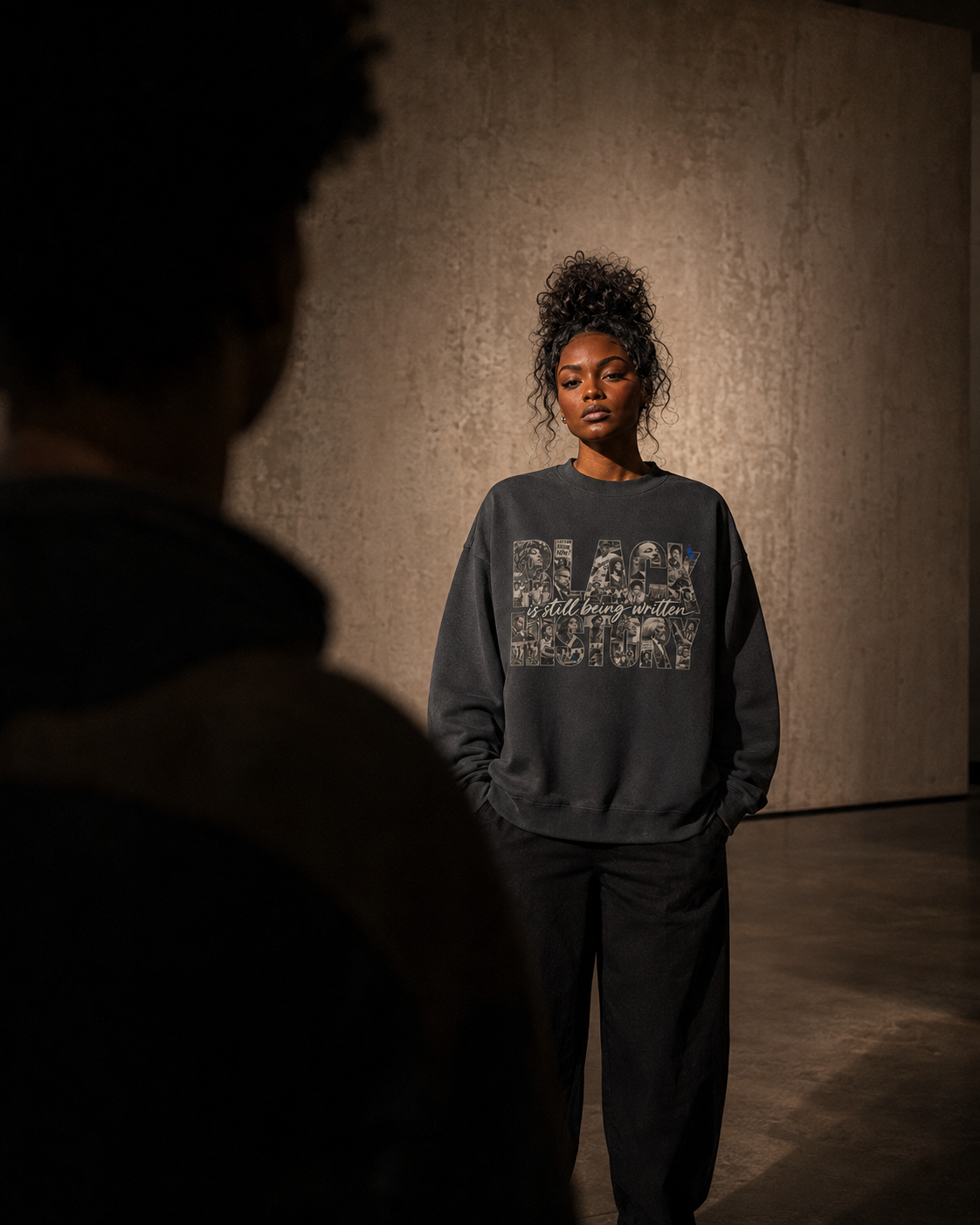 Black History Is Still Being Written — Oversized Archival Crewneck S PODpartner