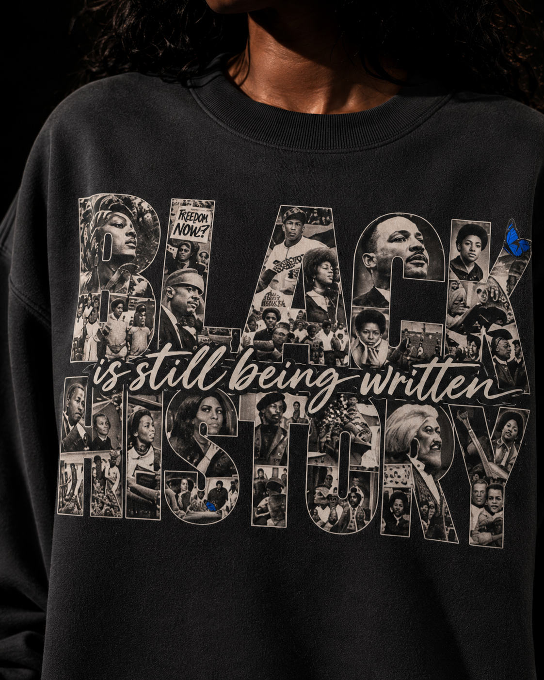 Black History Is Still Being Written — Oversized Archival Crewneck S PODpartner